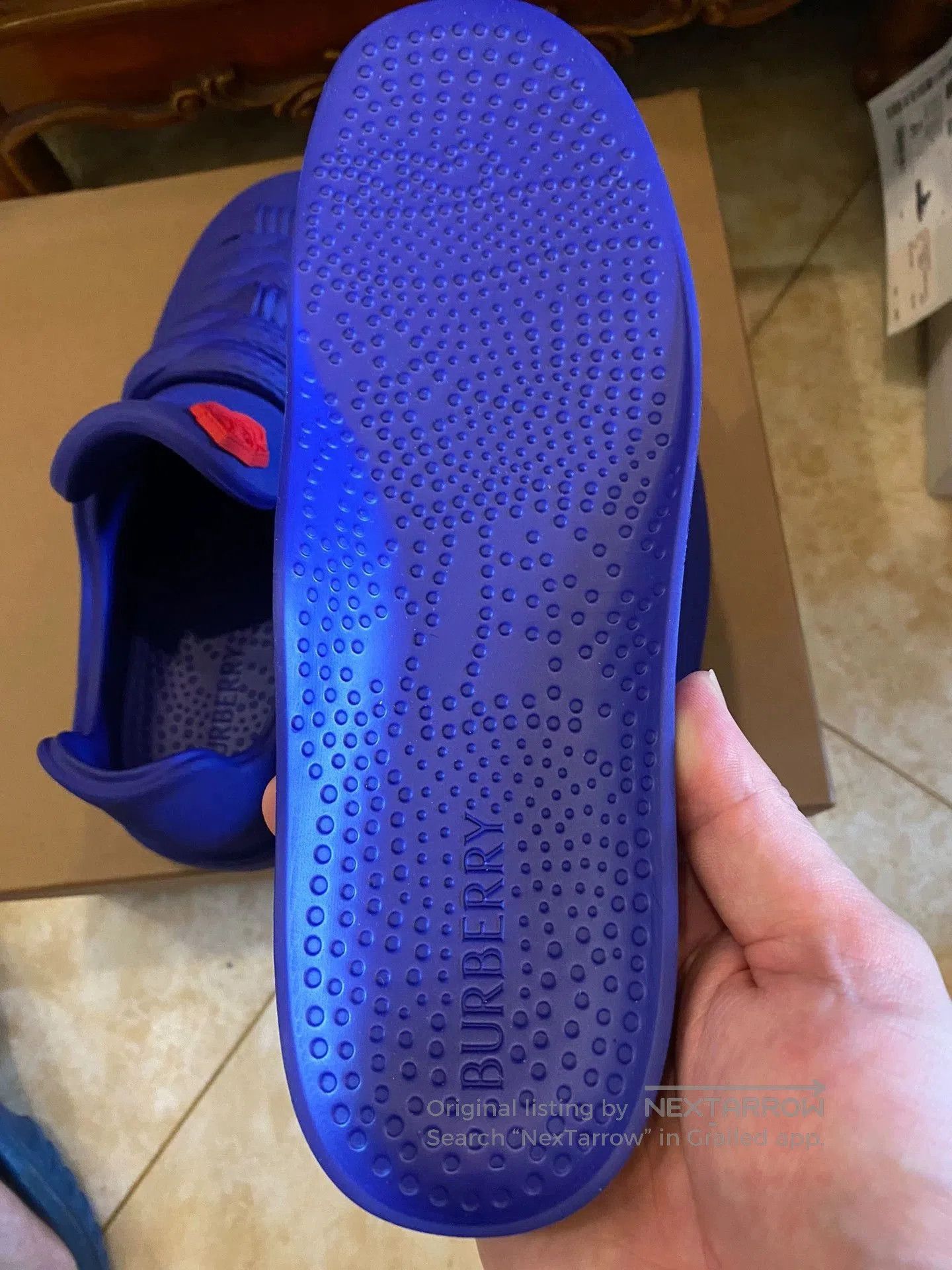 Burberry Blue Slip. Size US 8 / EU 41 - 8 Thumbnail