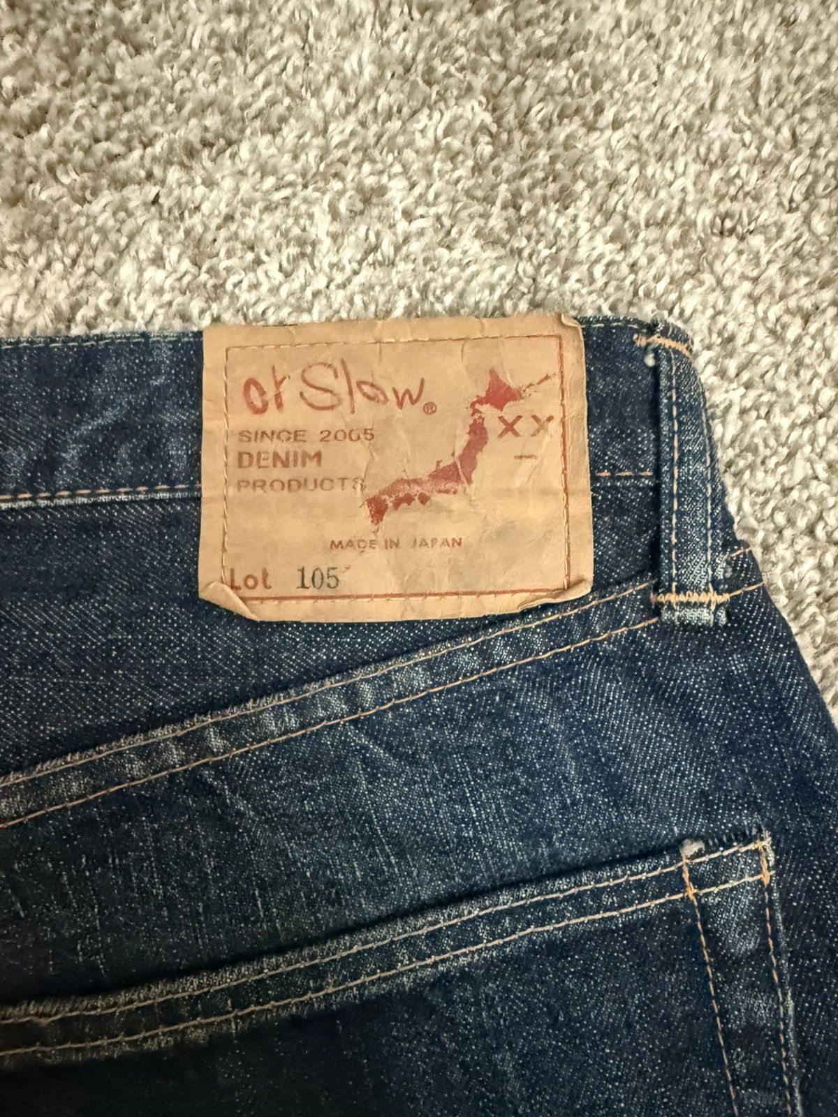 Orslow Orslow 105 denim one wash Size US 35 - 8 Thumbnail