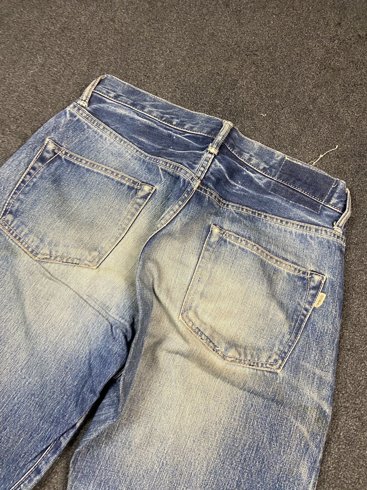 OMNIGOD × Vintage Vintage Omnigod Thunder Comb Orange Selvedge Denim Size US 30 / EU 46 - 6 Thumbnail