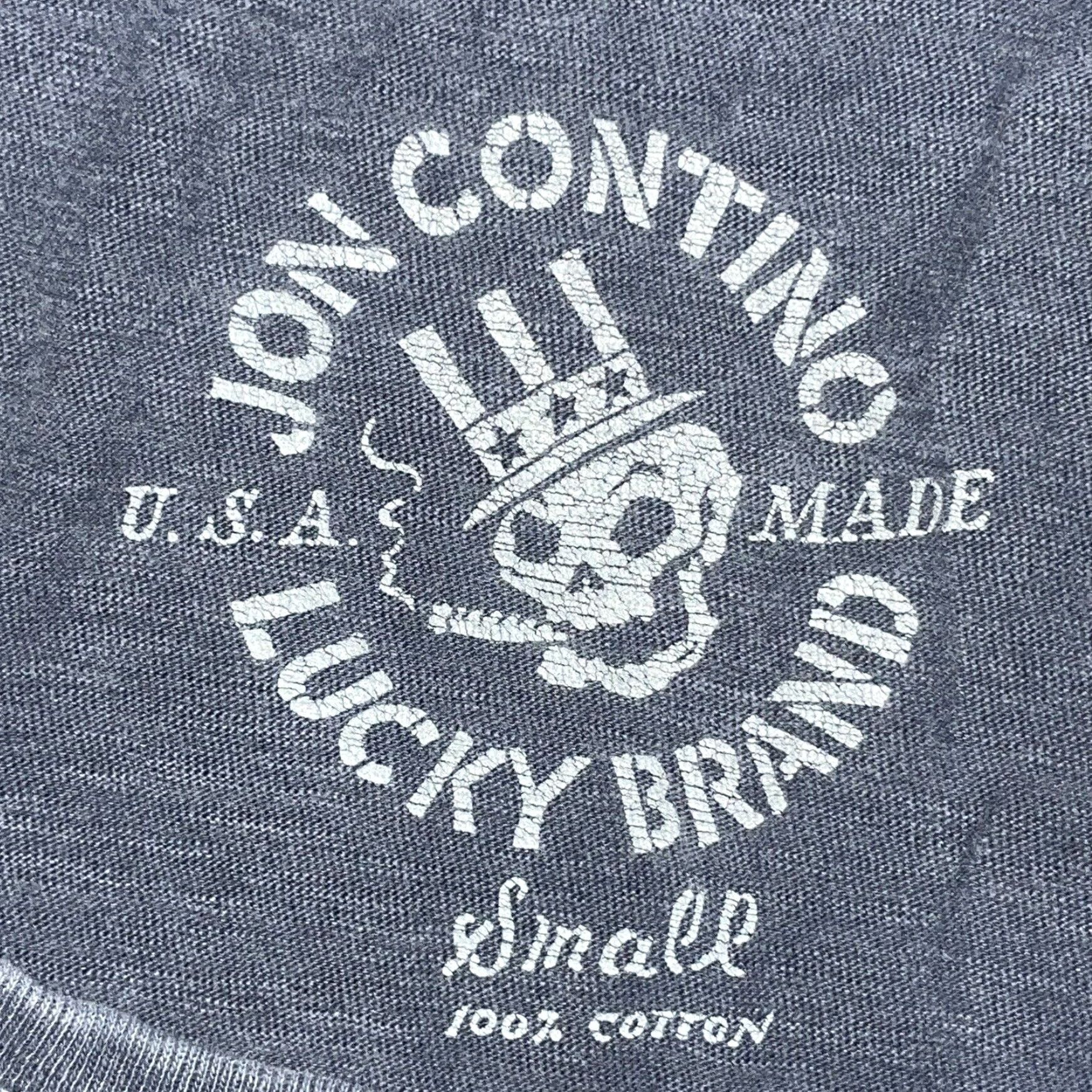 Lucky Brand Lucky Brand Graphic T-Shirt Mens Small Gray Size US S / EU 44-46 / 1 - 2 Thumbnail