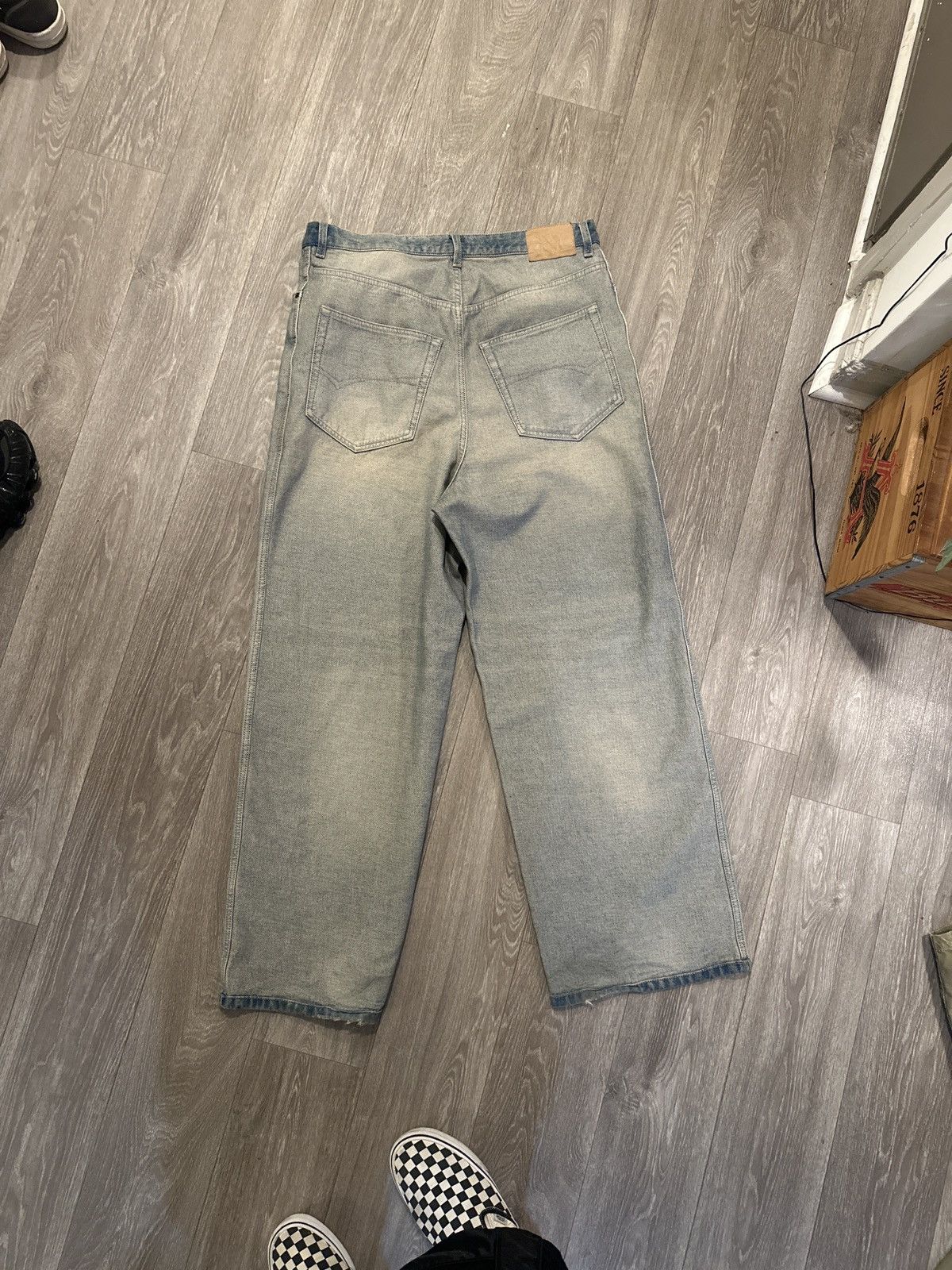 Balenciaga Baggy Inside Out Balenciaga Jeans Size US 33 - 1 Thumbnail