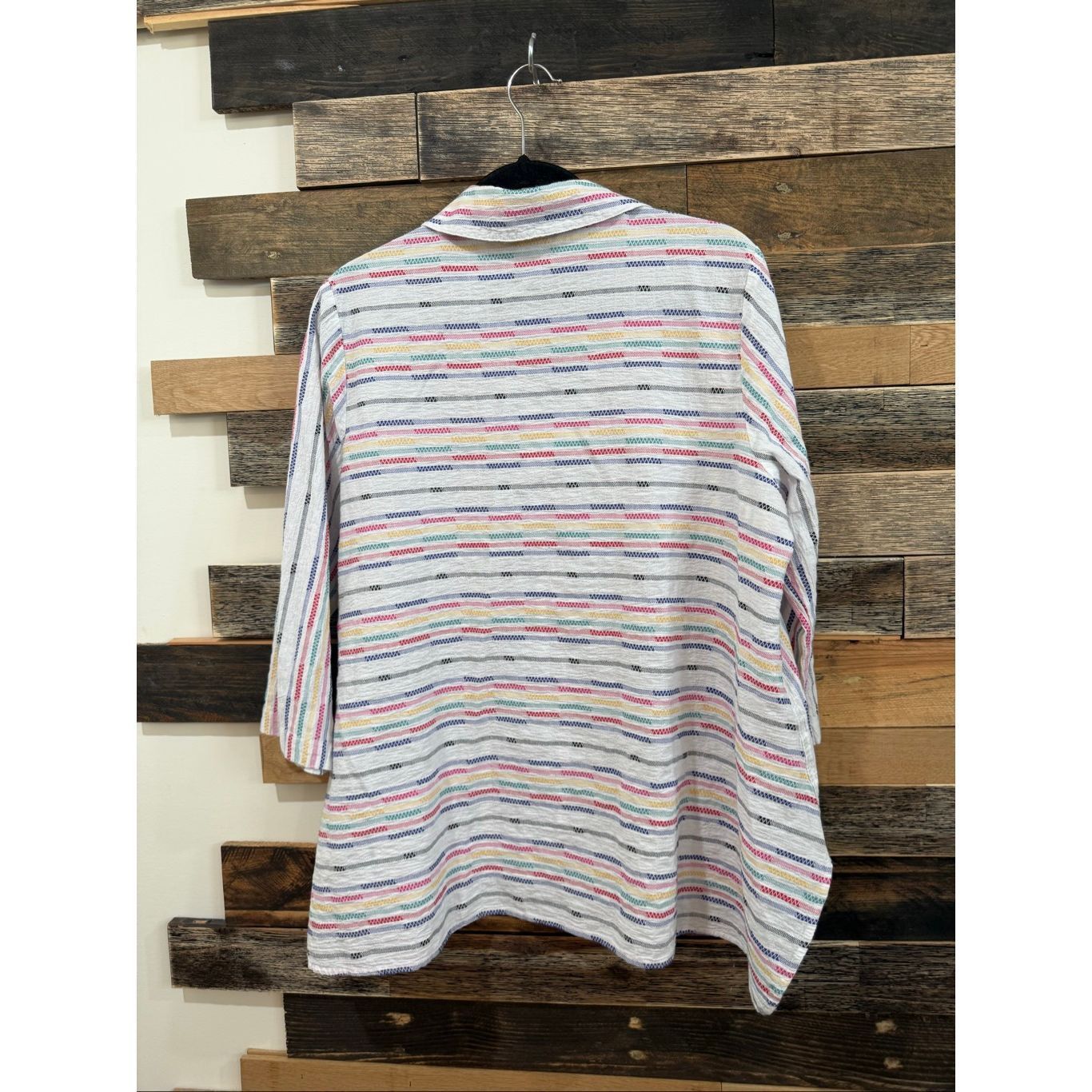 Habitat Habitat button front cotton blouse top relaxed fit size Larg Size L / US 10 / IT 46 - 3 Thumbnail