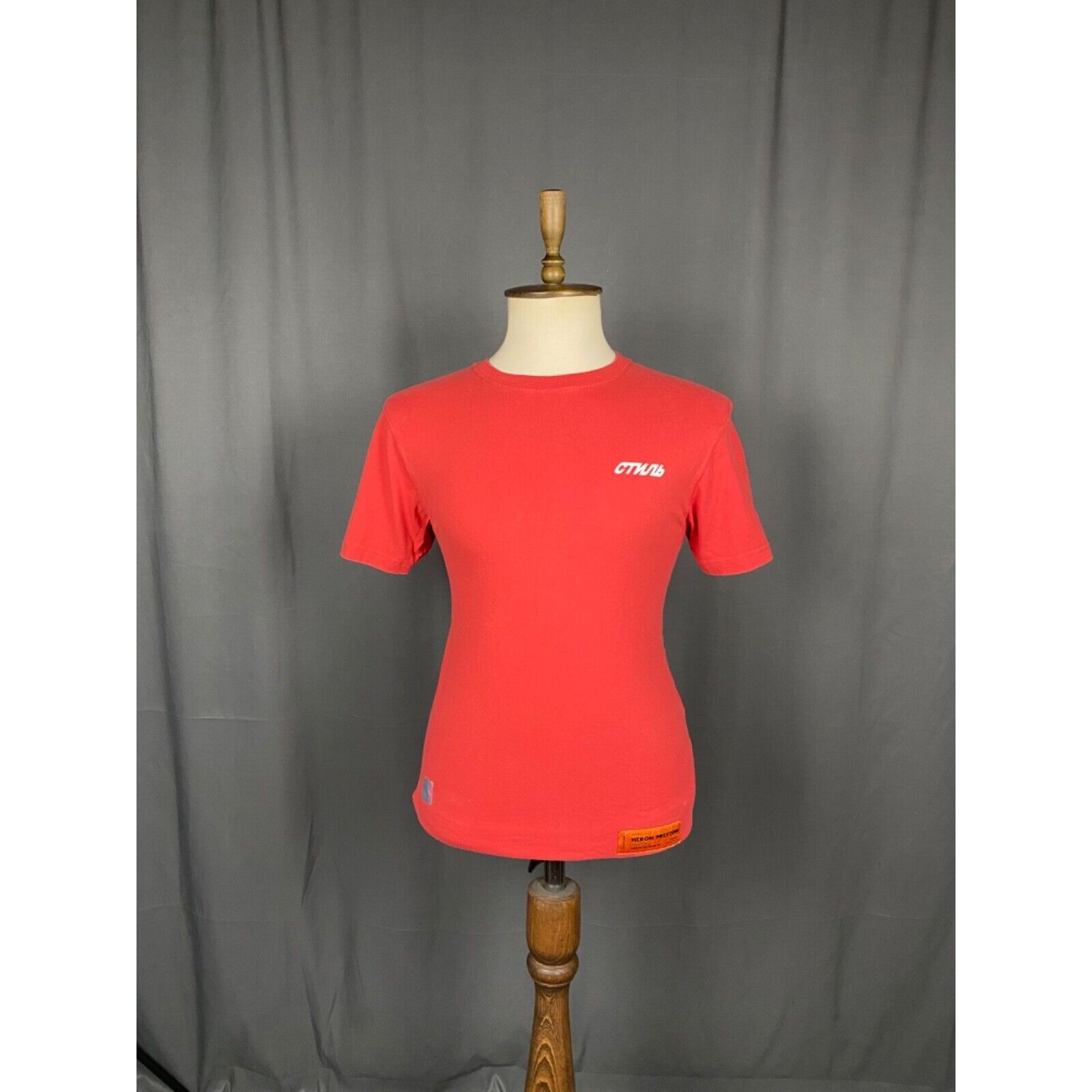 Heron Preston Heron Preston Big Logo Men's Red T-Shirt Size S Size US S / EU 44-46 / 1 - 3 Thumbnail
