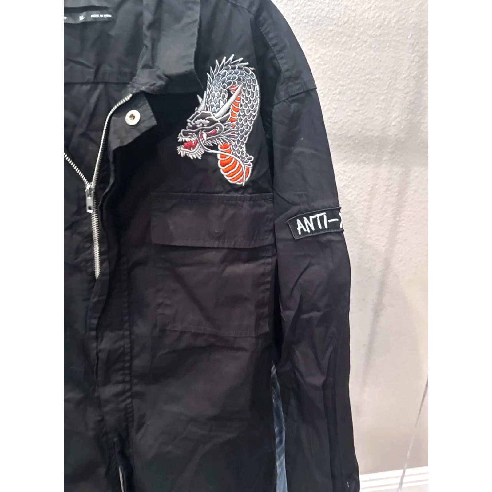 Pacsun Pacsun Anti You Dragon Zip Jacket XL Extra Large Mens zip jacket multicolor dragon zip jacket XL Extra Large Size US XL / EU 56 / 4 - 5 Thumbnail