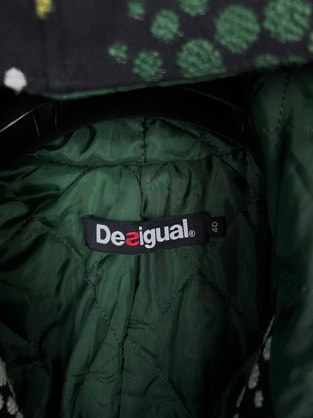 Desigual Ladies Desigual Multicolored Long Hooded Parka Jacket Size M Size M / US 6-8 / IT 42-44 - 3 Thumbnail