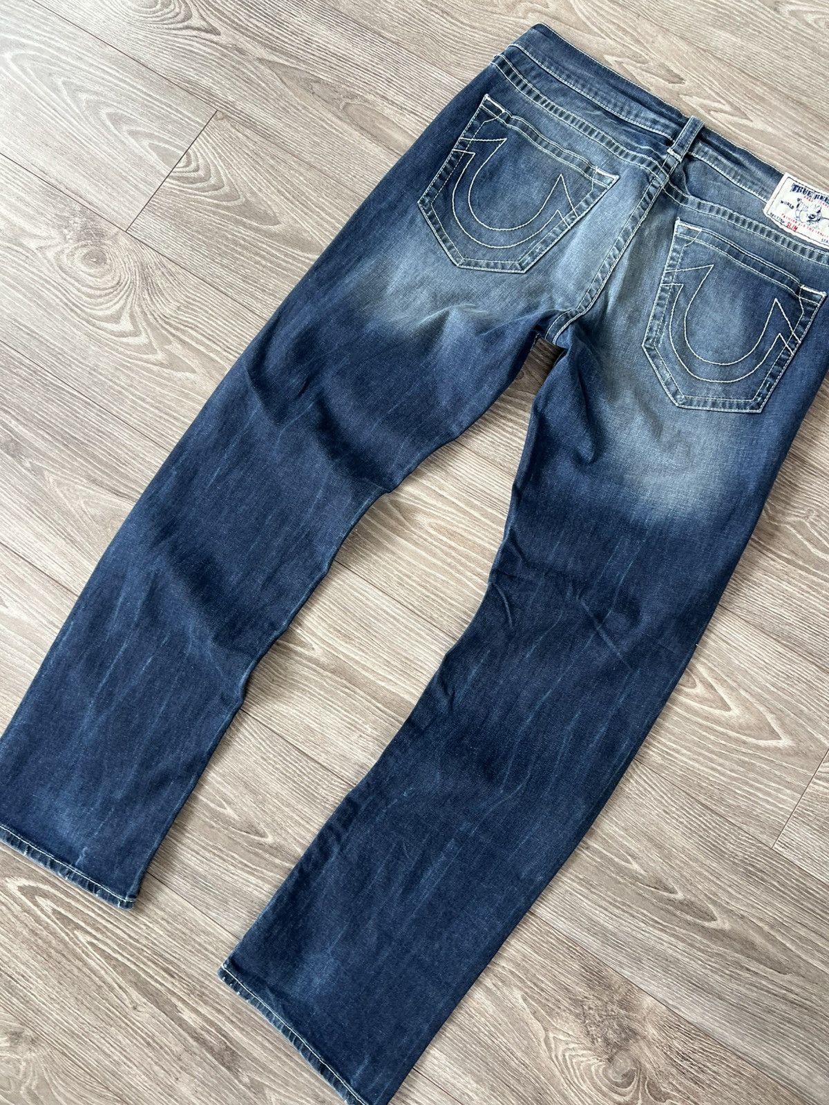 Rap Tees × True Religion × Vintage True Religion Made in Mexico Loose /Slim Bobby Denim Jeans Size US 35 - 13 Thumbnail