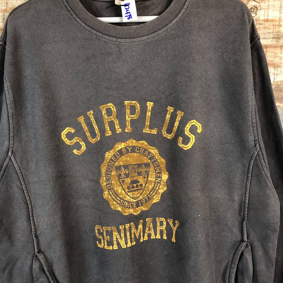 Vintage Surplus Grey Vintage Sweatshirt #A2478 Size US M / EU 48-50 / 2 - 5 Thumbnail