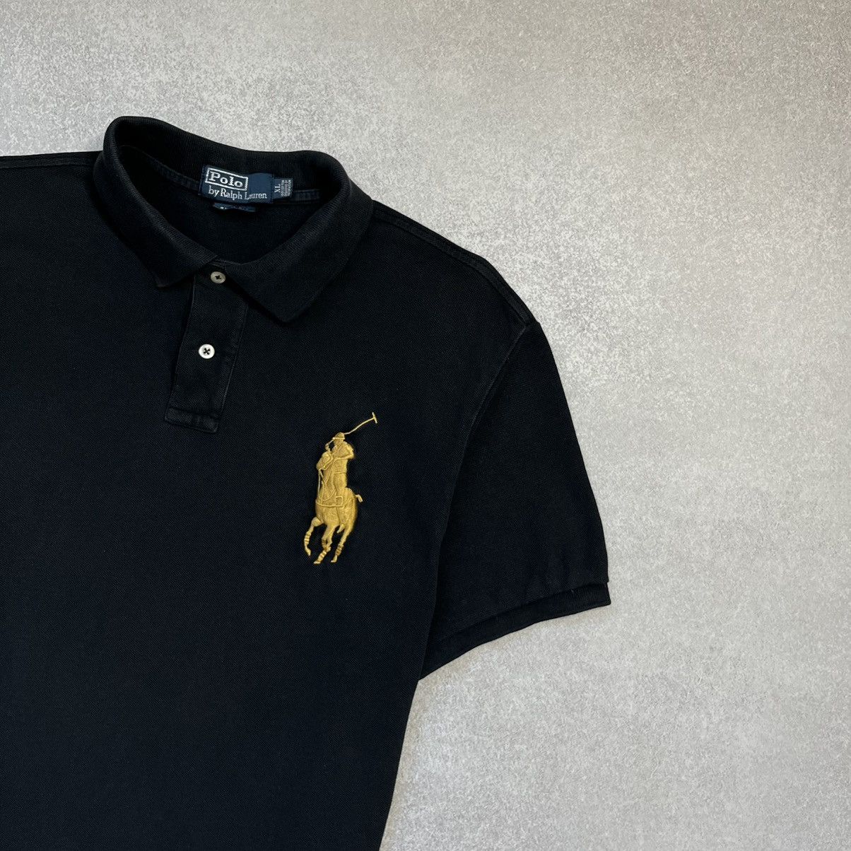 Polo Ralph Lauren Ralph Lauren Vintage Polo Shirt – Black / XL Size US XL / EU 56 / 4 - 4 Thumbnail
