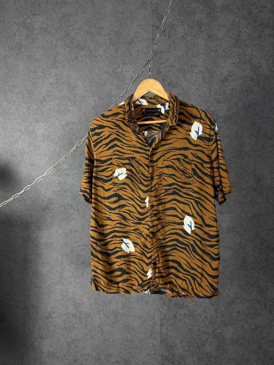 Allsaints Allsaints art crazy hawaiian shirt Size US S / EU 44-46 / 1 - 1 Thumbnail