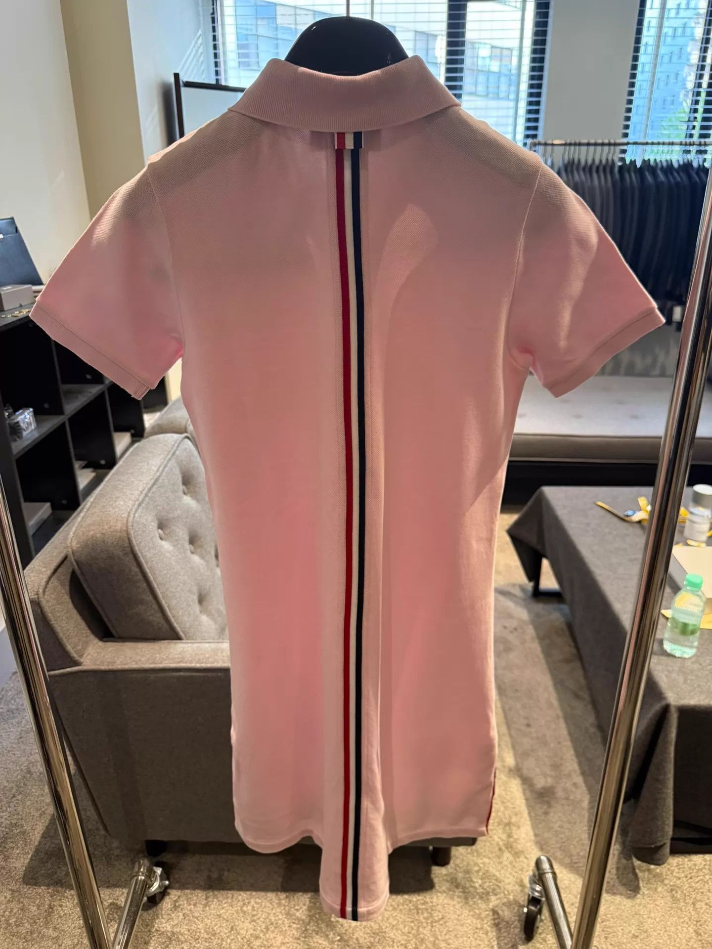 Thom Browne Thom Browne Pink Polo Dress Size44 Three-color Back Size M / US 6-8 / IT 42-44 - 2 Thumbnail