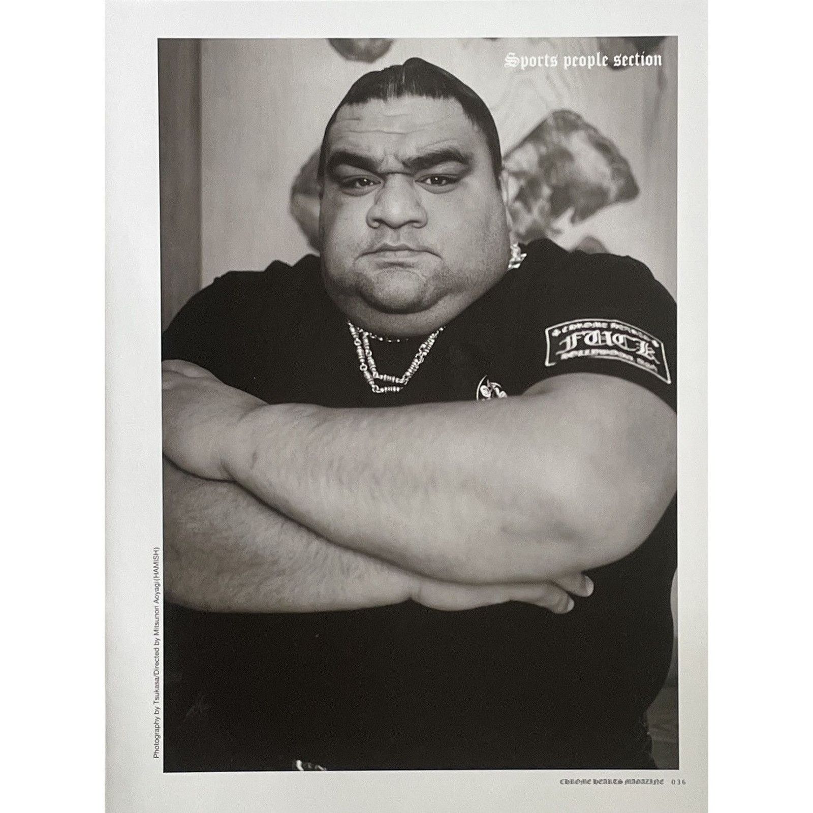 Chrome Hearts × Japanese Brand × Vintage Chrome Hearts black/white photo Poster framed 9x11 Size ONE SIZE - 2 Thumbnail