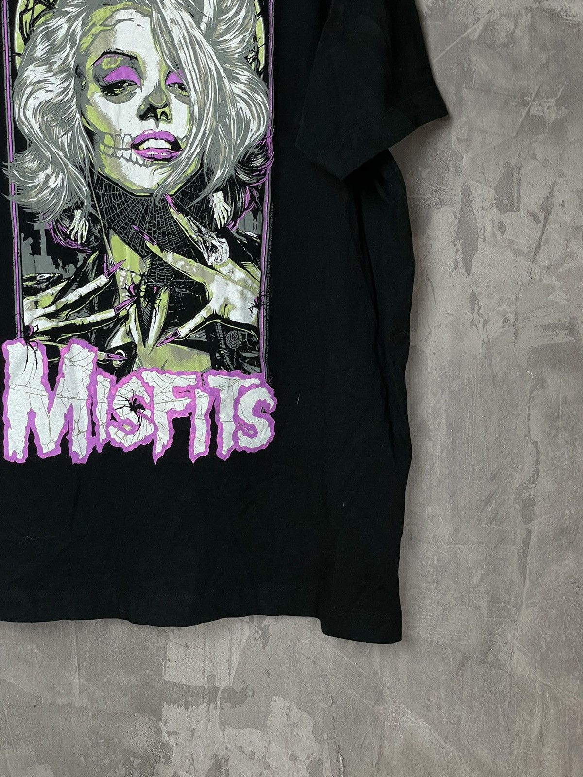 Band Tees × Misfits × Vintage Vintage Misfits Sexy Girl Logo Y2K Metal Band T-shirt Size US XXL / EU 58 / 5 - 6 Thumbnail