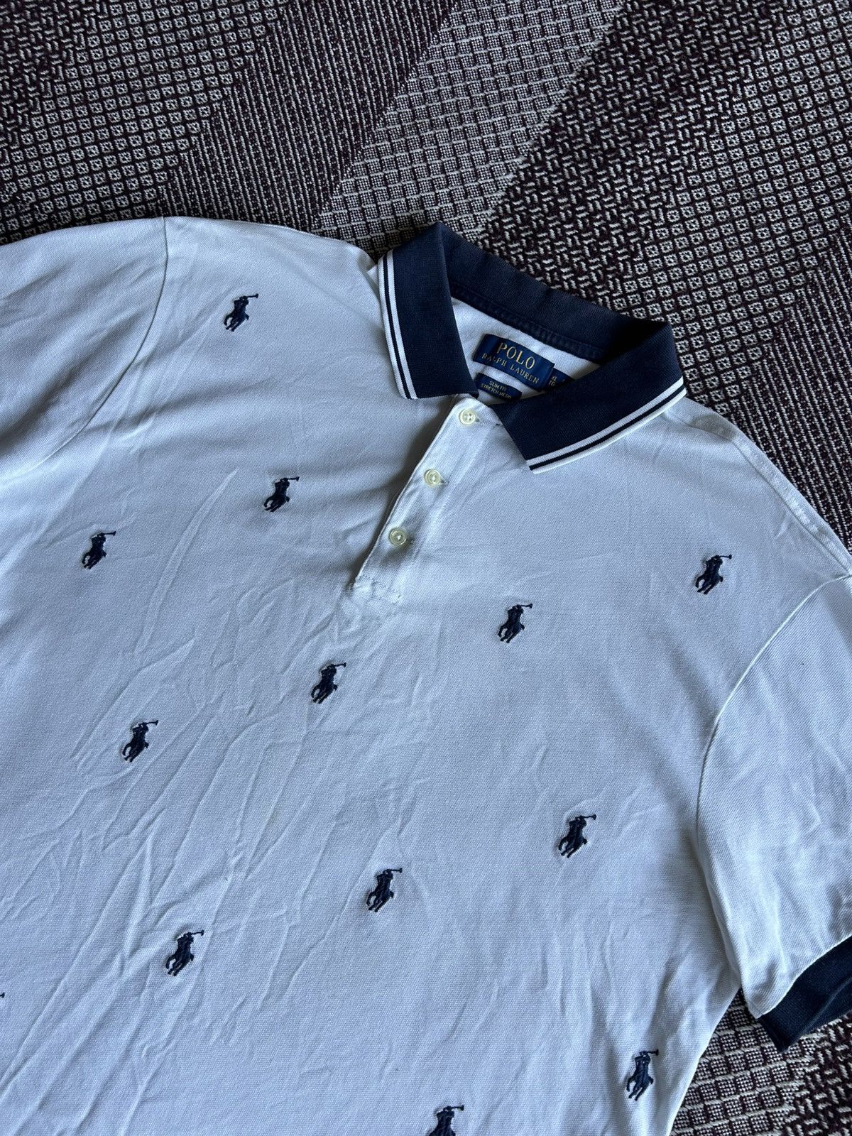 Polo Ralph Lauren Polo Ralph Lauren Monogram Pony Polo T-shirt Size XL Size US XL / EU 56 / 4 - 4 Thumbnail
