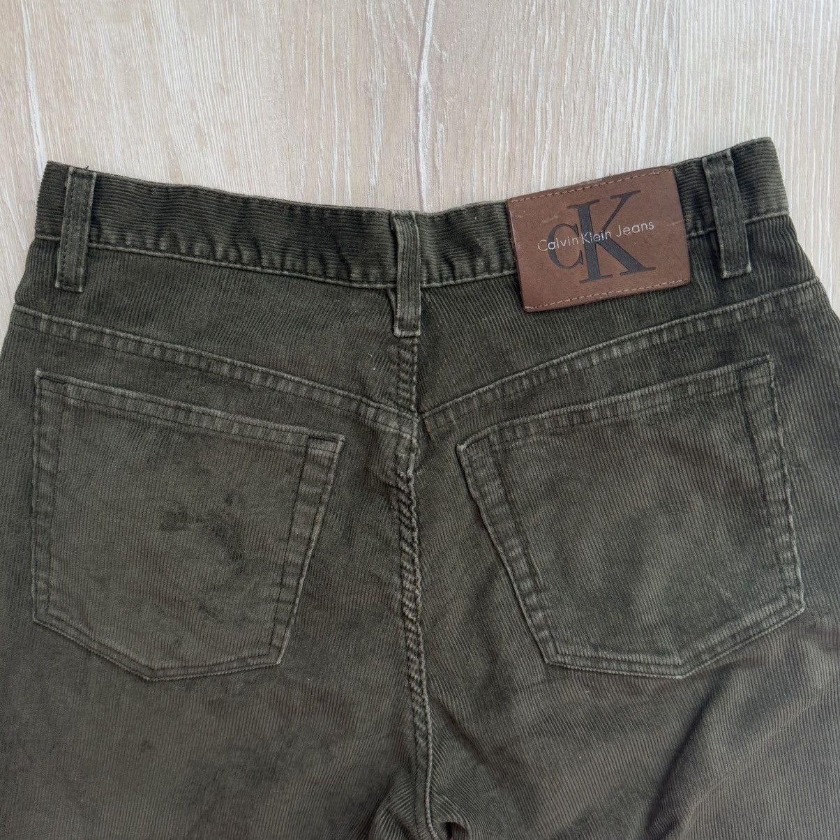 Calvin Klein Calvin Klein Corduroy Pants High W31 L32 Y2K Moms Jeans Size 31" - 9 Thumbnail