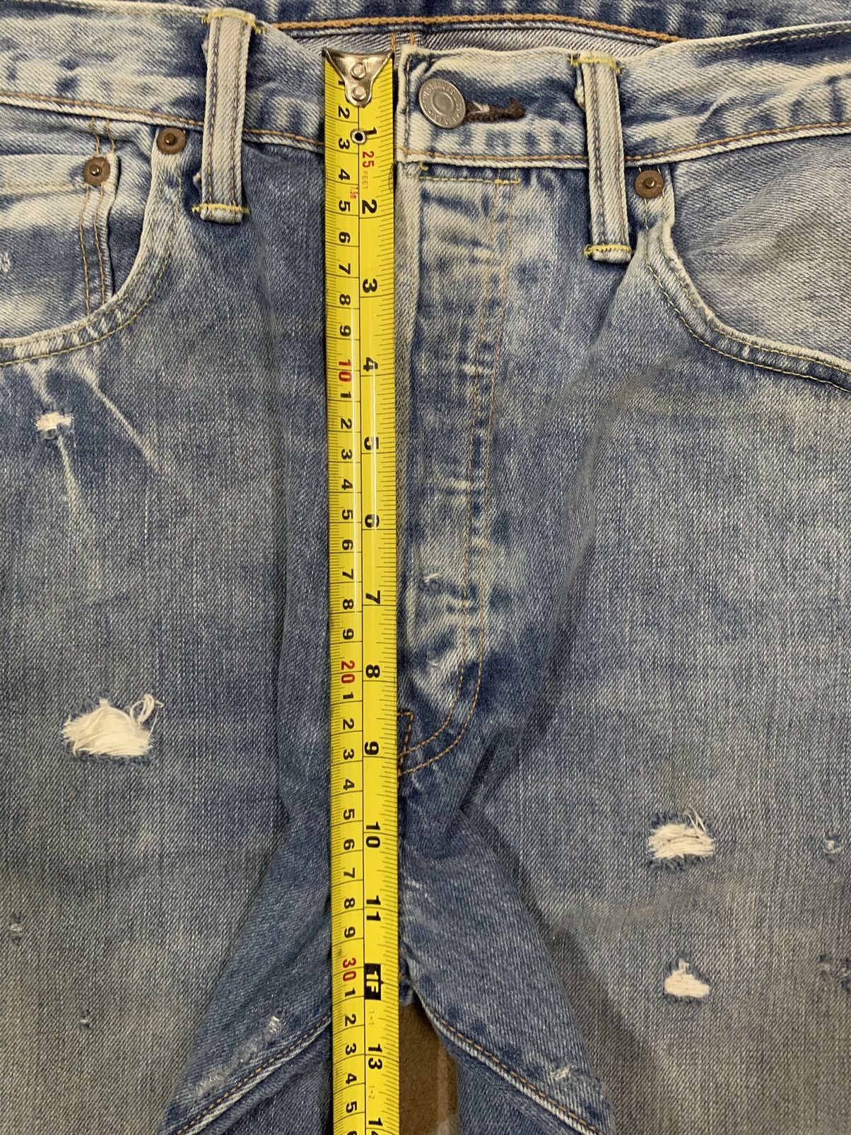 Levi's Vintage Clothing Vintage Y2K Levis 501CT Distressed Grunge Jeans Size 34x30 Size US 34 / EU 50 - 18 Thumbnail