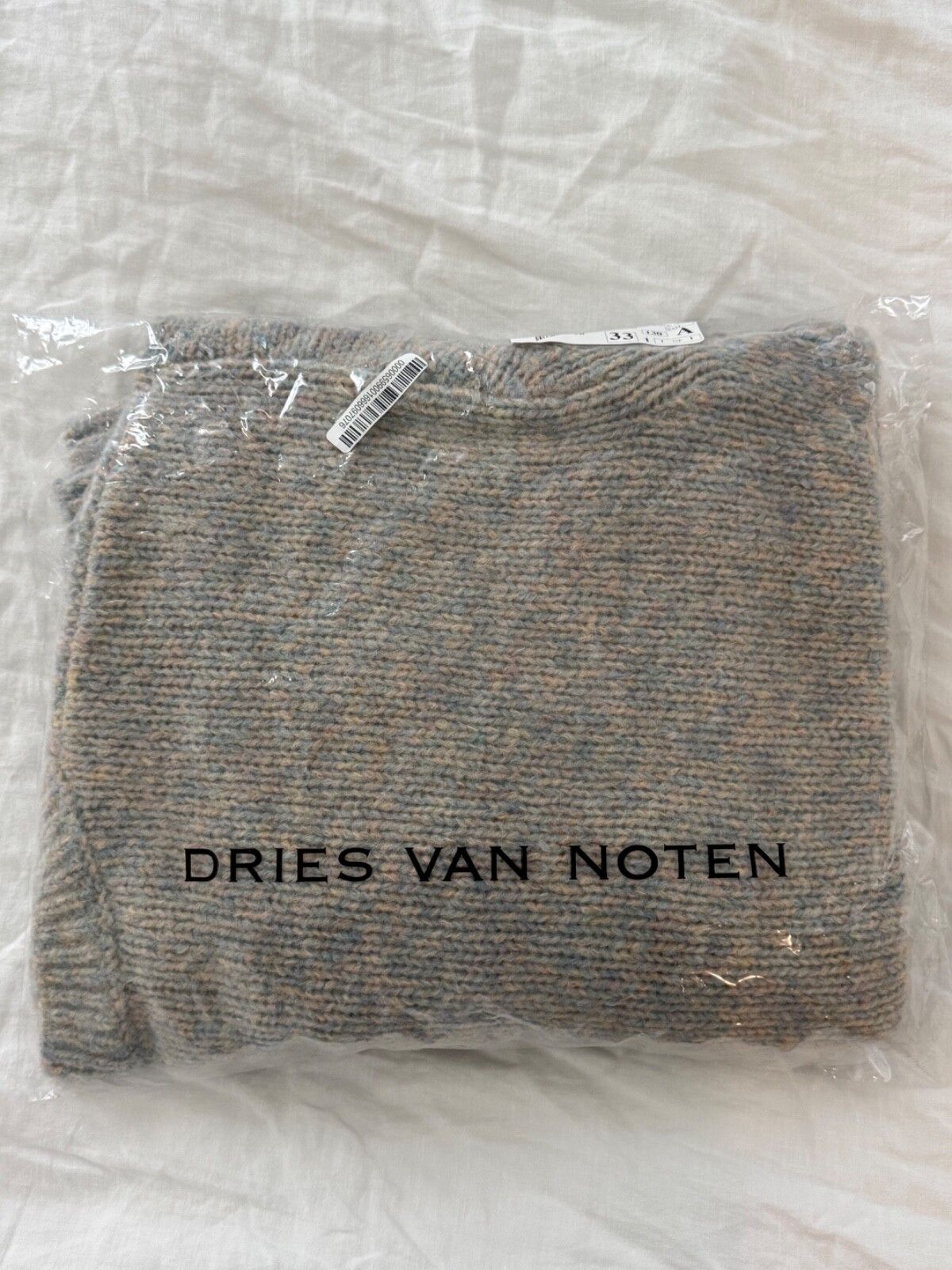 Dries Van Noten DRIES VAN NOTEN MORANE SWEATER LIGHT BLUE SIZE L Size US L / EU 52-54 / 3 - 6 Thumbnail