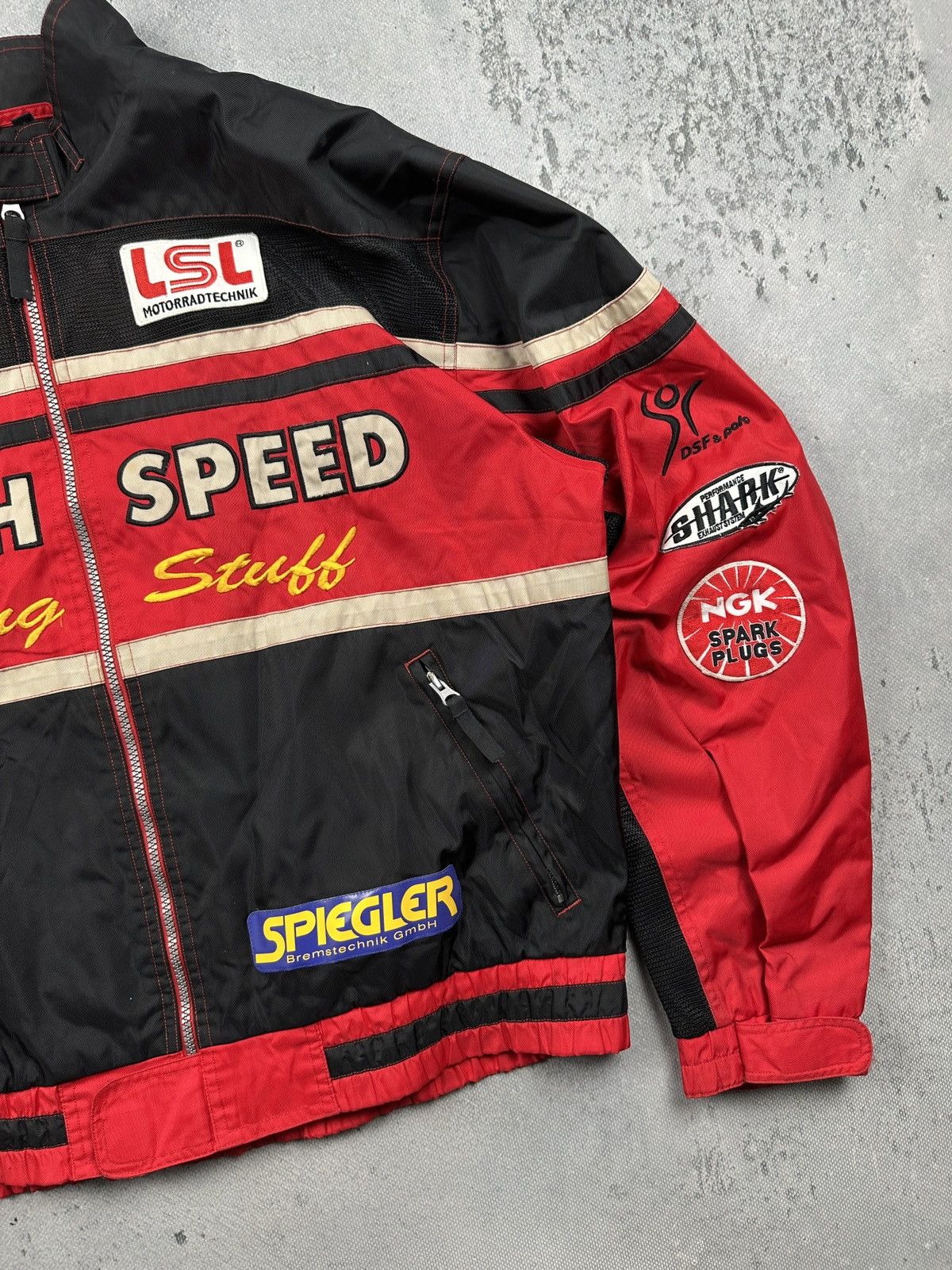 Formula 1 Vintage High Speed Racing Motobike Jacket Y2K Motor Sport Size US XL / EU 56 / 4 - 5 Thumbnail