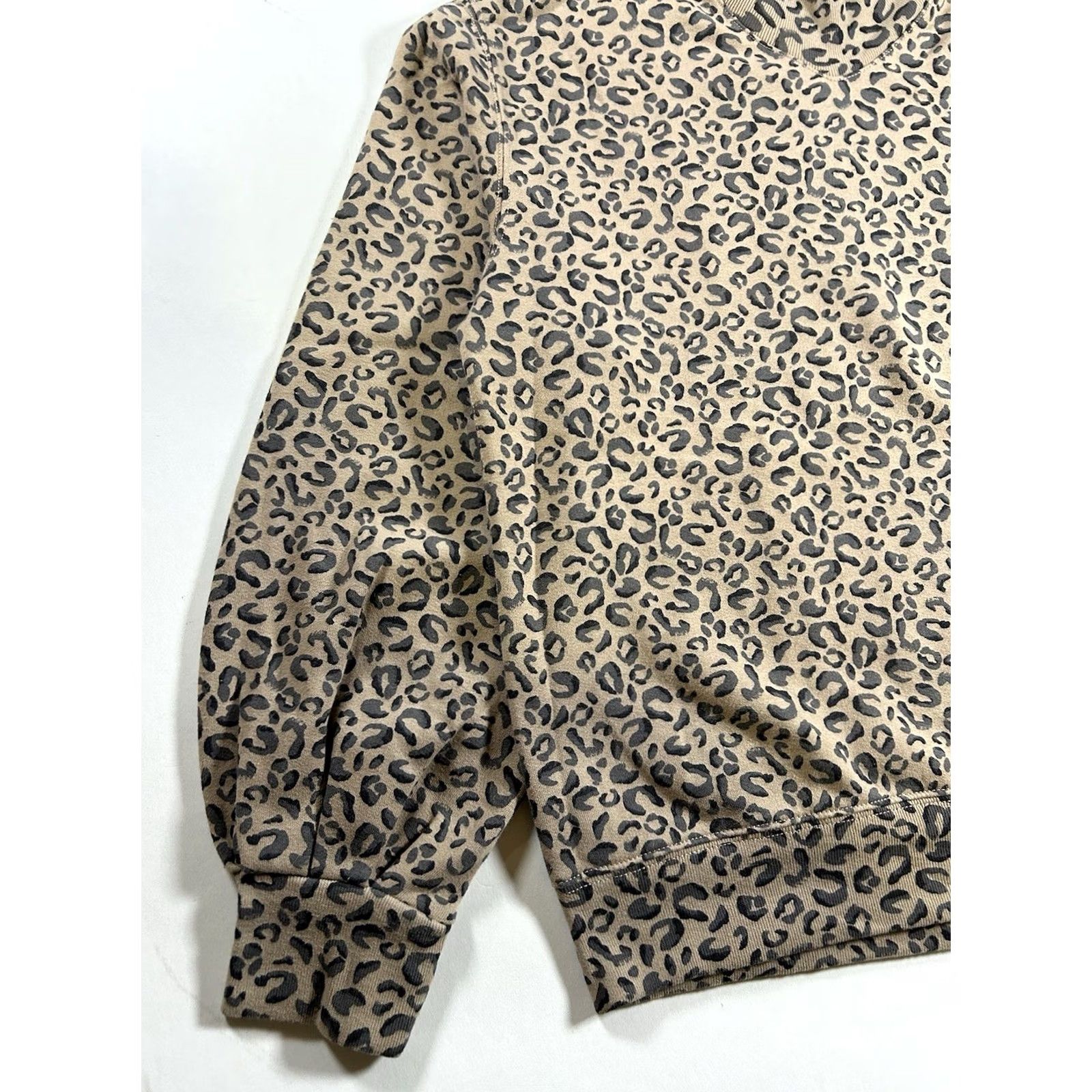 Abercrombie & Fitch Abercrombie & Fitch Leopard Cheetah Print Pullover Shirt Womens Small Multicolor Activewear Sweatshirt Size S / US 4 / IT 40 - 3 Thumbnail