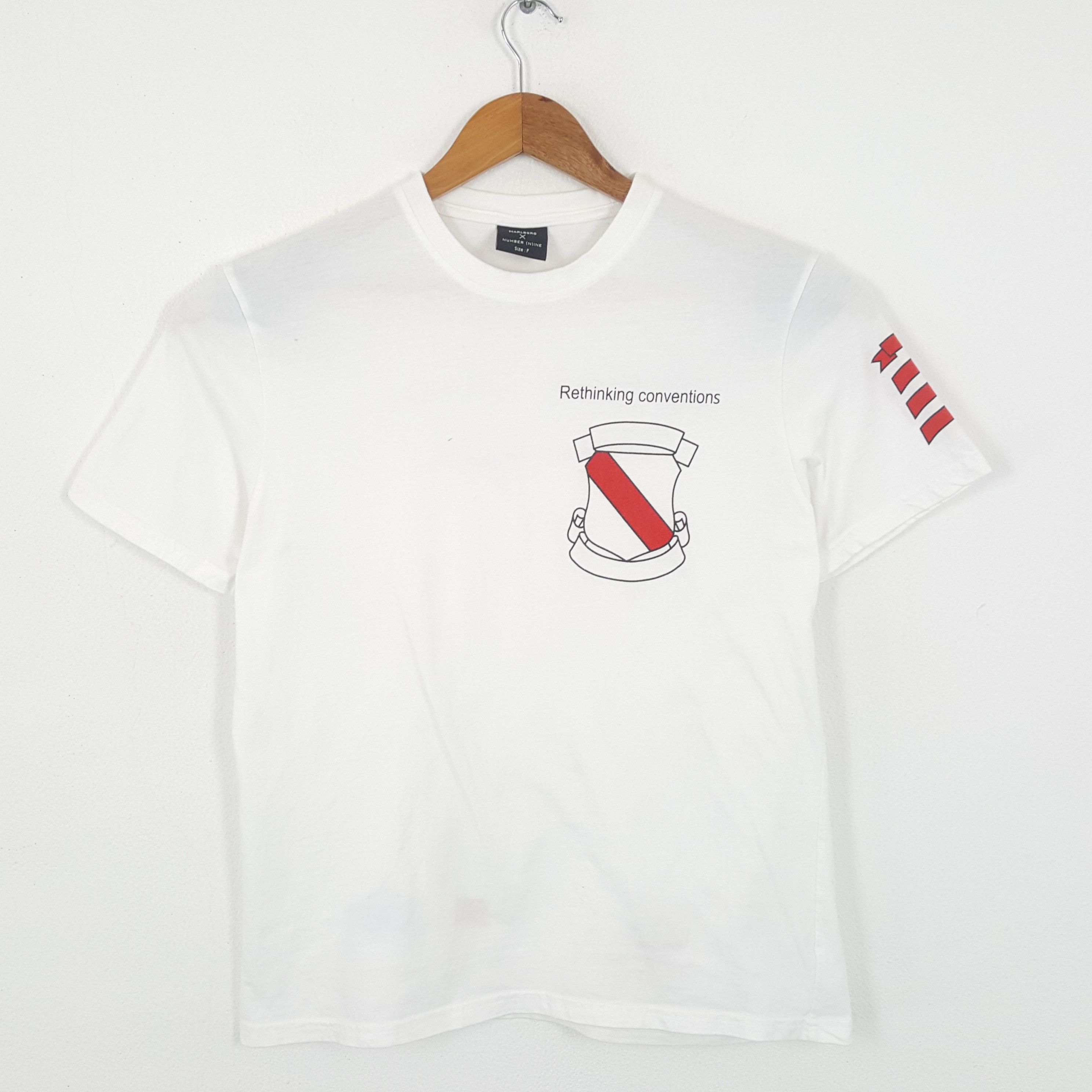 Marlboro × Number (N)ine × Vintage Vintage MARLBORO x NUMBER (N)INE Japanese Brand T-Shirts Size US M / EU 48-50 / 2 - 3 Thumbnail