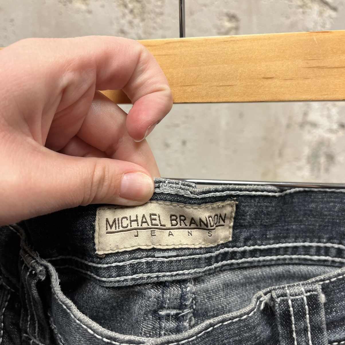 Other Michael Brandon Dark Wash Baggy Wide Leg Y2K Skater Jeans 36 Size US 36 / EU 52 - 4 Thumbnail