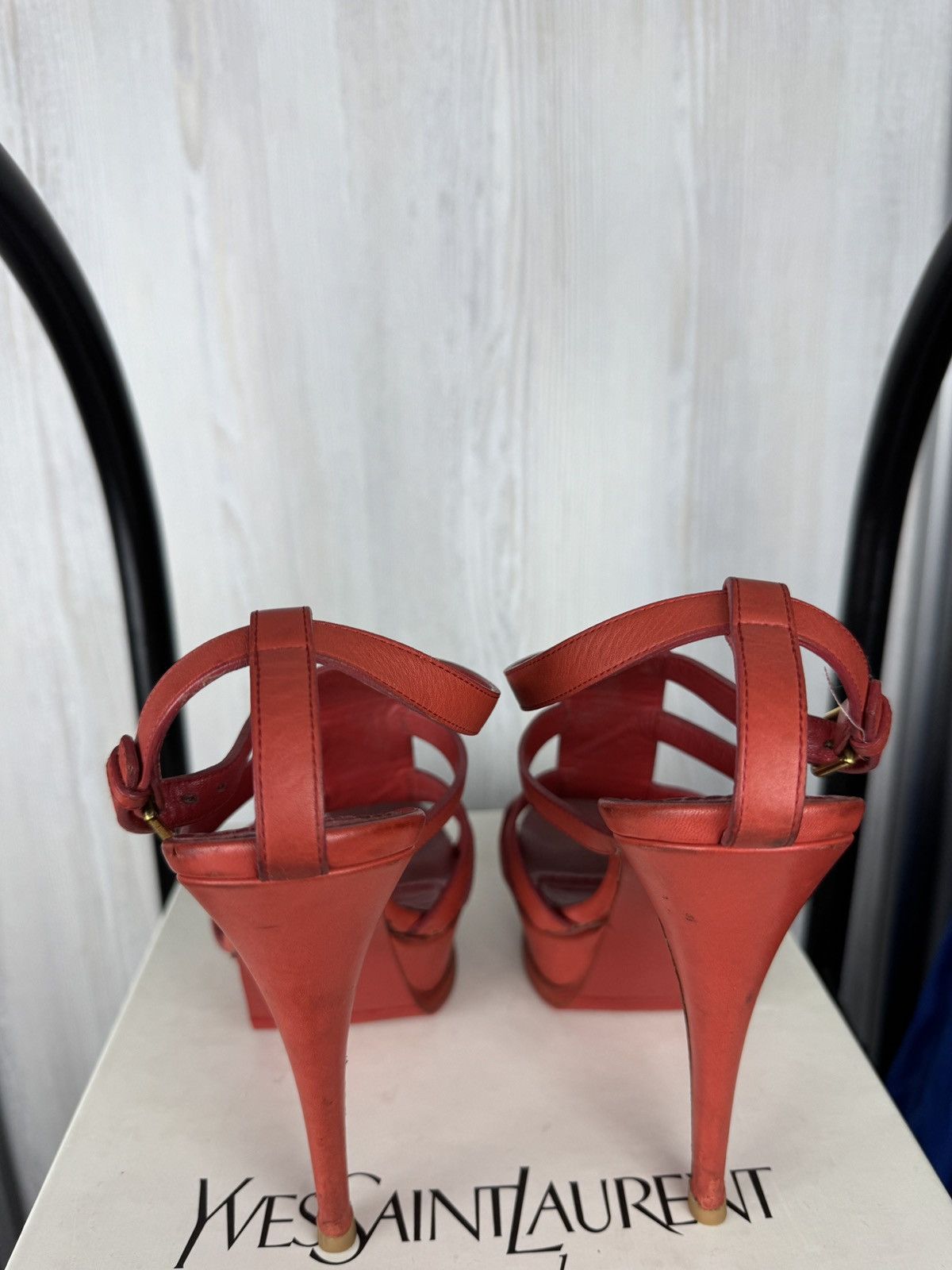 Yves Saint Laurent Yves Saint Laurent Rive Gauche Riveg 105 Platform Sandals Size US 9.5 / IT 39.5 - 13 Thumbnail