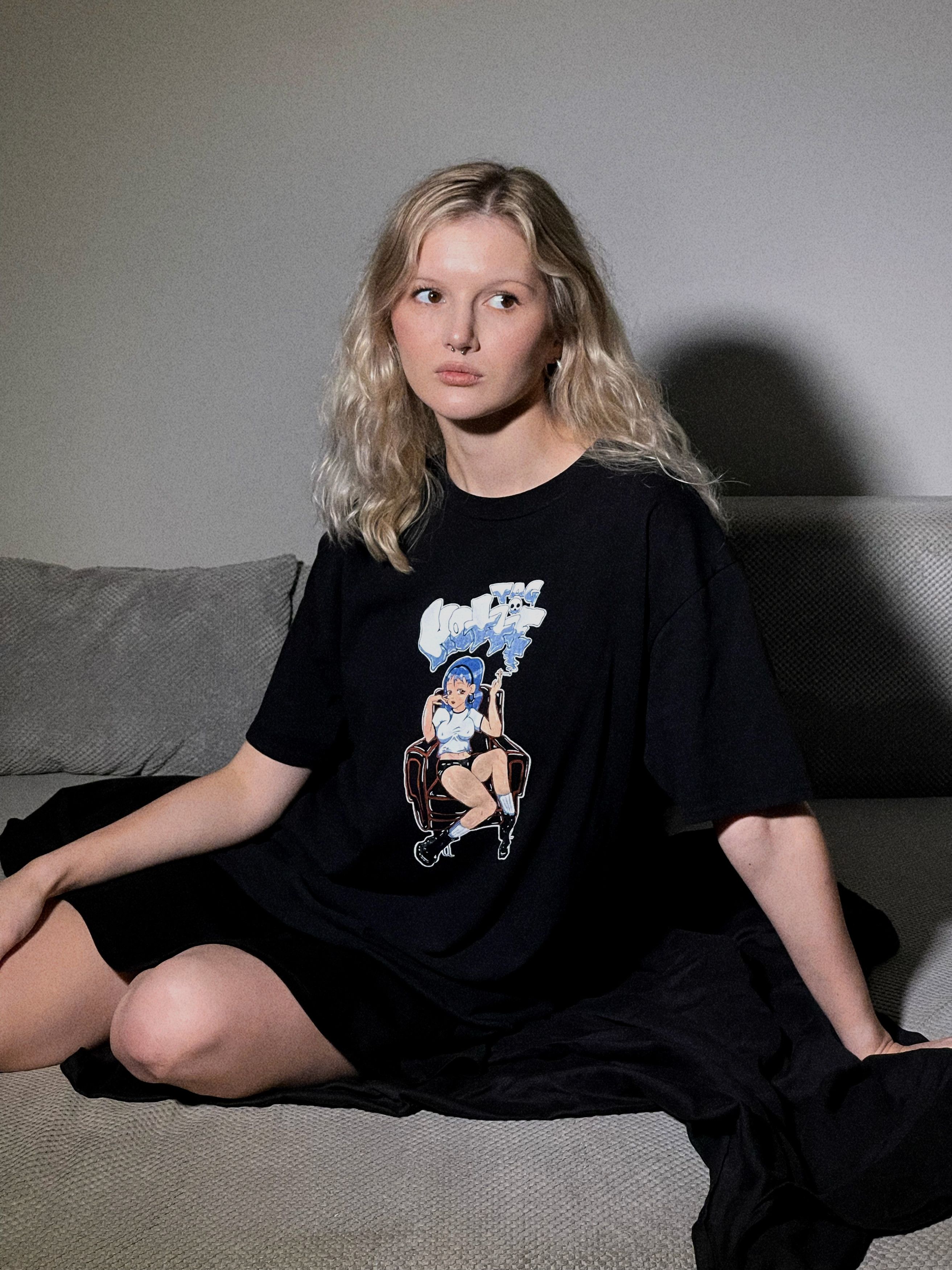 Anime Handmade Brand Cut Tee Tag Anime Girl Limited 1/40 T-shirt Size US L / EU 52-54 / 3 - 1 Thumbnail