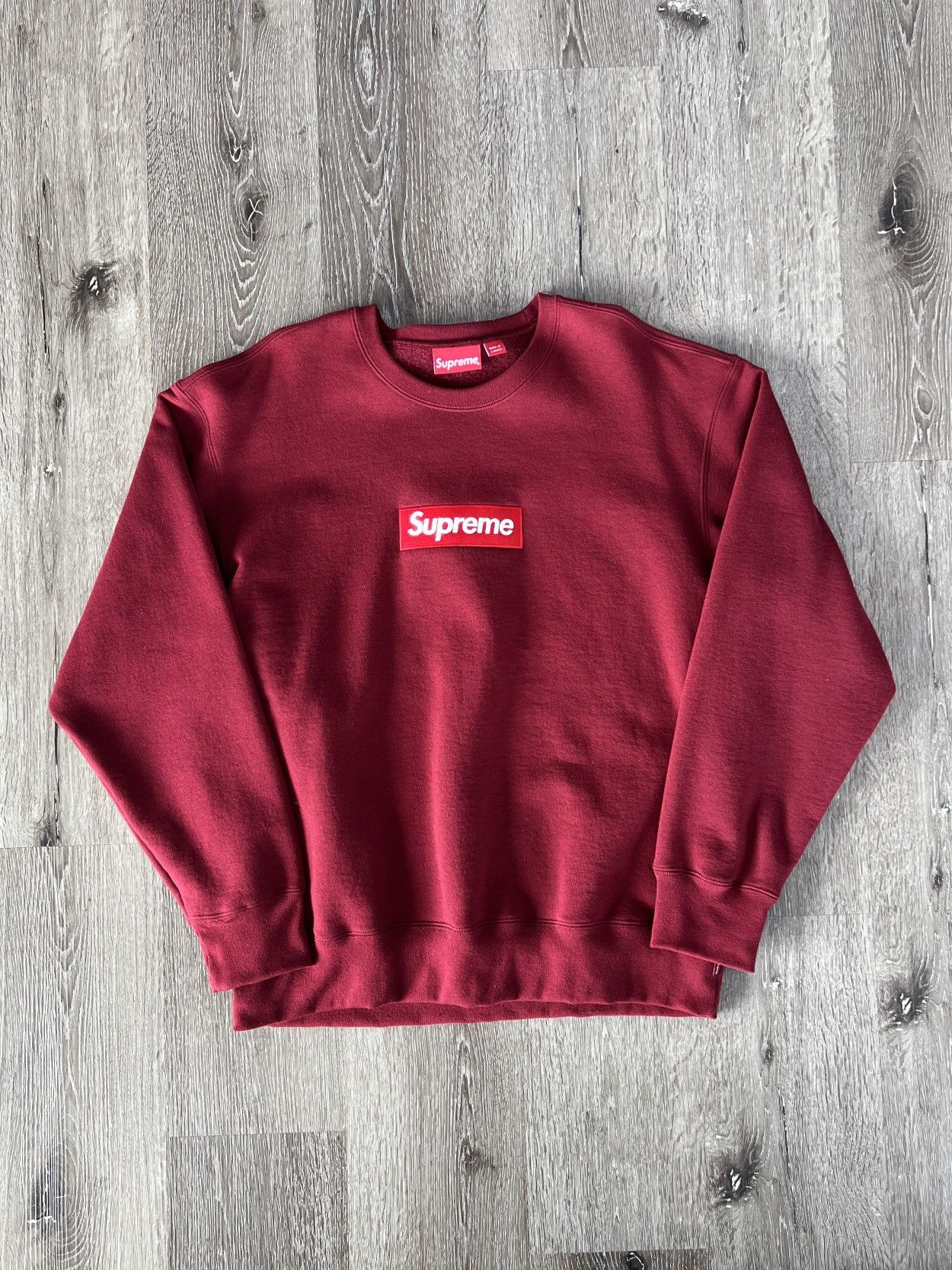 Supreme Supreme “Box Logo” Crewneck FW22 / Large / Cardinal Size US L / EU 52-54 / 3 - 1 Thumbnail