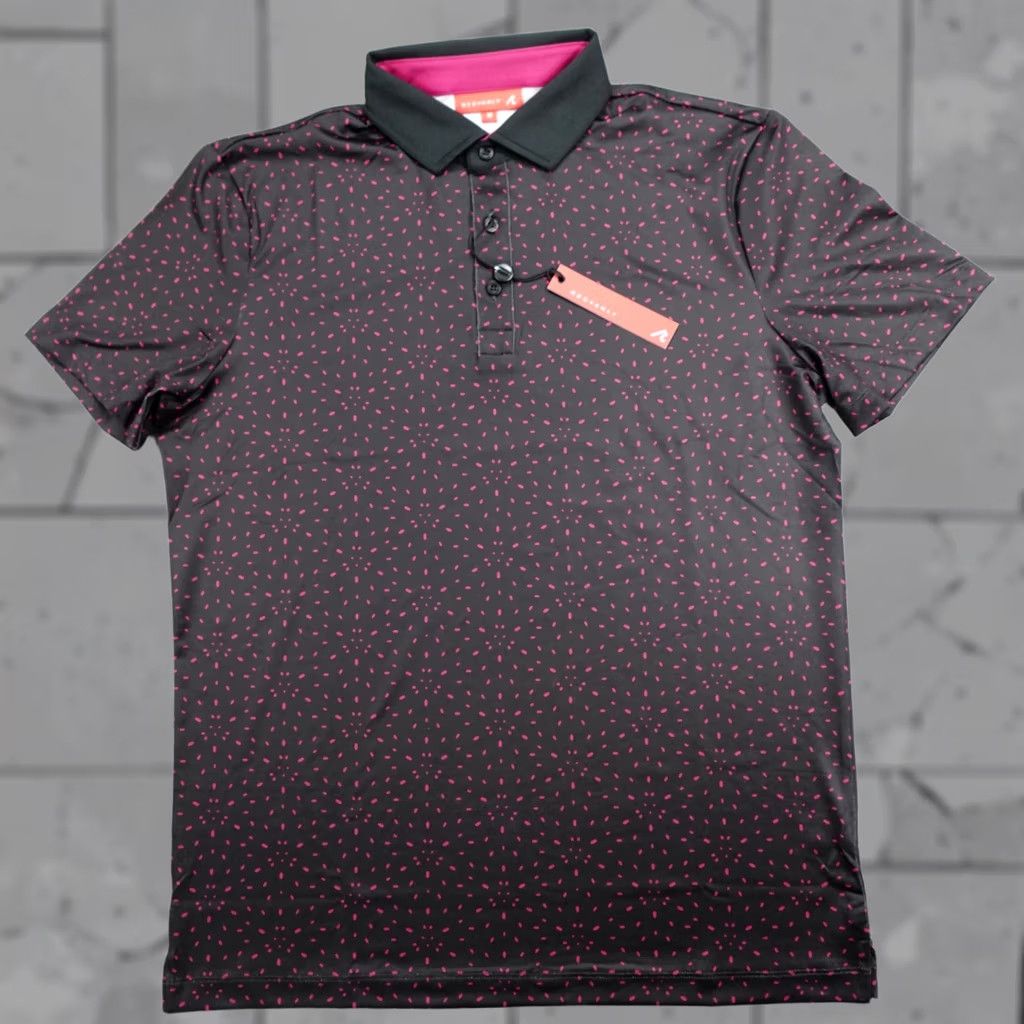Vintage Redvanly Arcadia Golf Polo Shirt Tuxedo Black Geometric Rugby R2389 Men's Size M Size US M / EU 48-50 / 2 - 1 Thumbnail