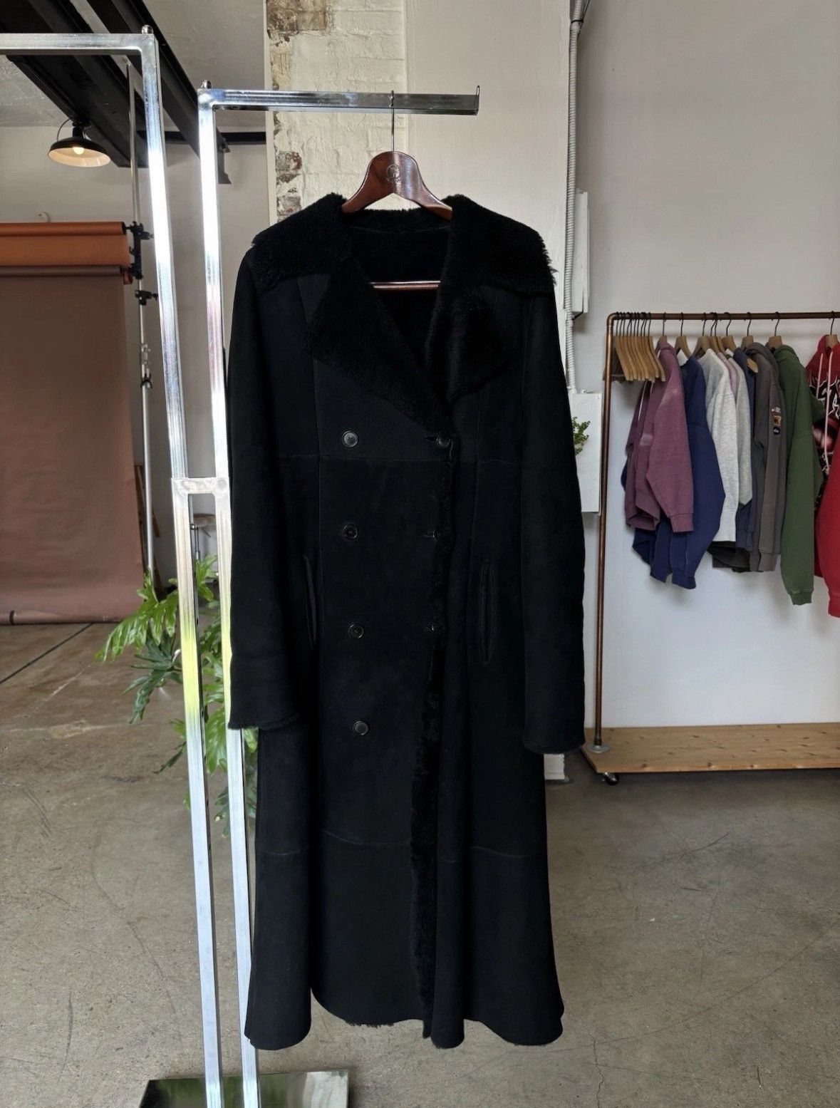 Valentino Vintage VALENTINO FURS SHEARLING Wool & Suede Leather Coat Size US M / EU 48-50 / 2 - 1 Thumbnail
