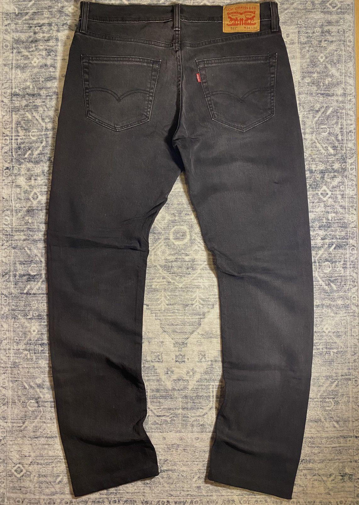 Levi's × Vintage Levi’s 511 Loose Fit Jeans – Men’s W34 L34 – Black Denim Size US 34 / EU 50 - 4 Thumbnail