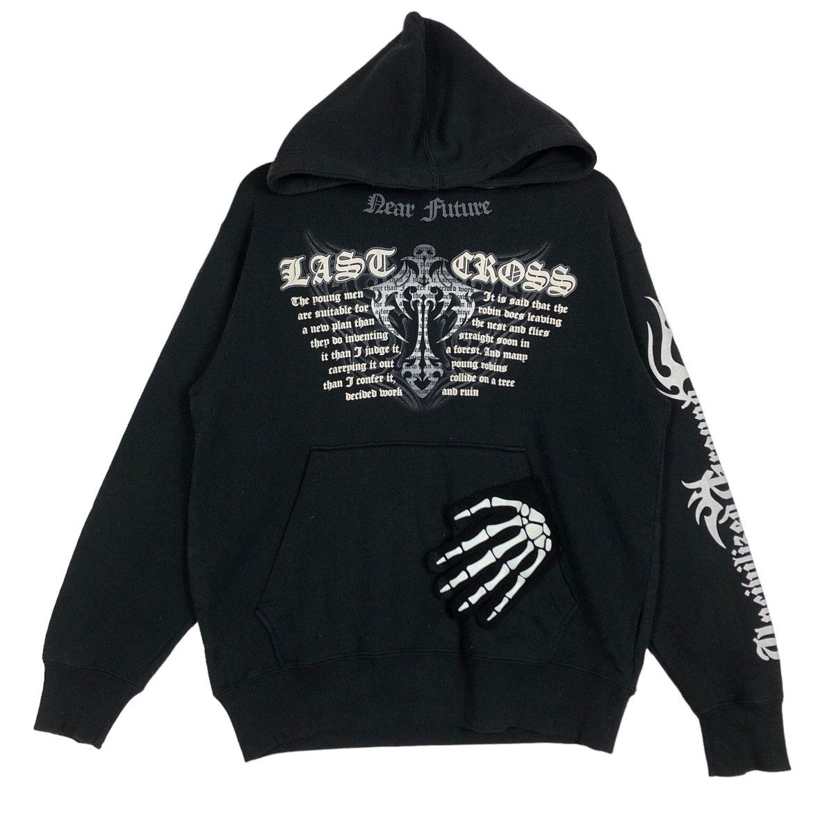 Japanese Brand × Seditionaries Rare Dear Future Hoodie Punk Big Logo Inspire Chrome Hearts Size US M / EU 48-50 / 2 - 2 Thumbnail