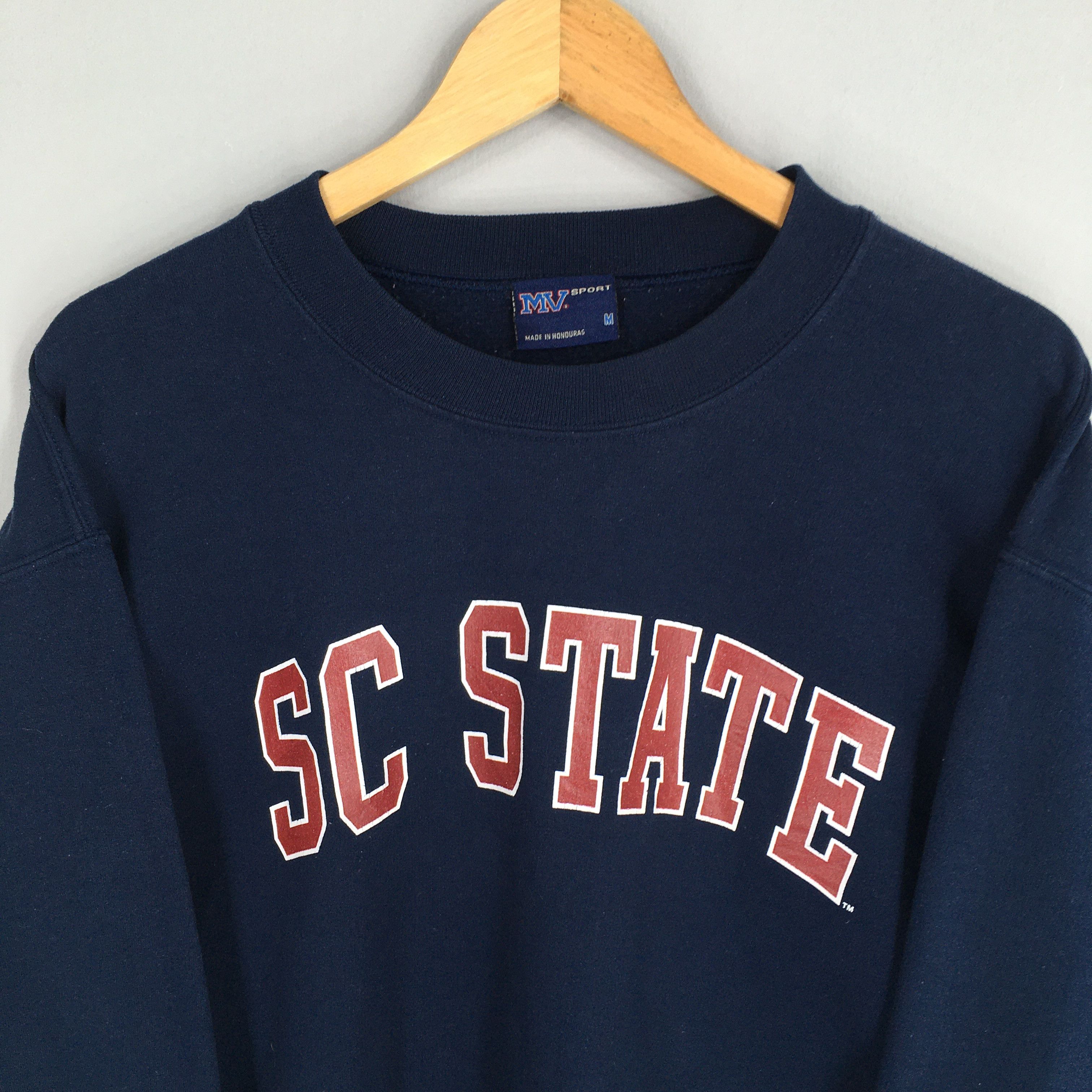 Vintage Vintage South Carolina State Blue Sweatshirt Medium Size US M / EU 48-50 / 2 - 2 Thumbnail