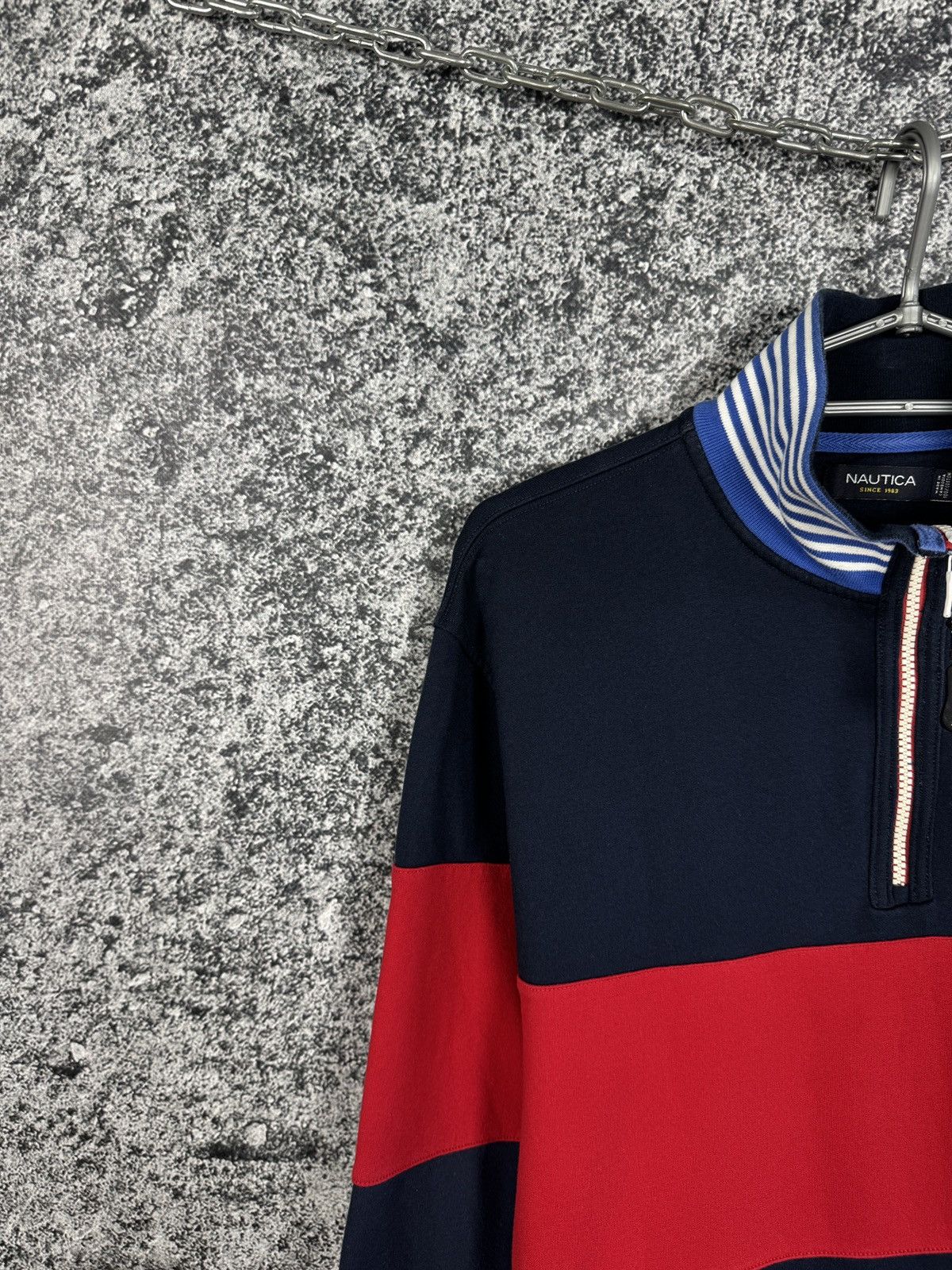 Nautica Nautica 30 Years Pride & Heritage 1/4 Zip Sweatshirt Size M Size US M / EU 48-50 / 2 - 3 Thumbnail
