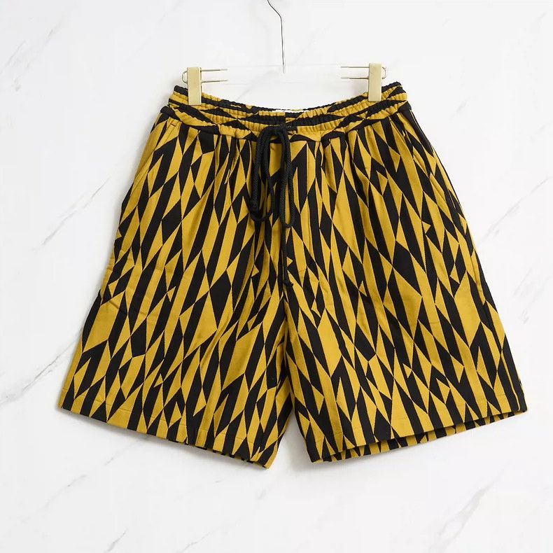 Junya Watanabe patterned drawstring shorts for men Size US 31 - 1 Thumbnail