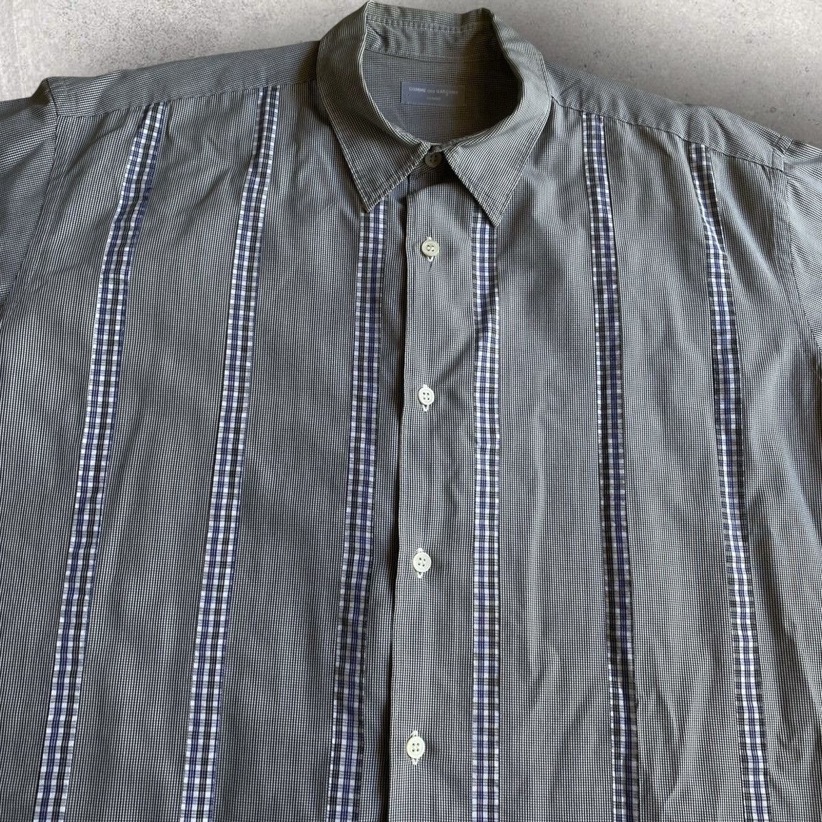 Comme des Garcons Homme Vintage Homme Oversize Cut And Sew Shirt Size US L / EU 52-54 / 3 - 1 Thumbnail