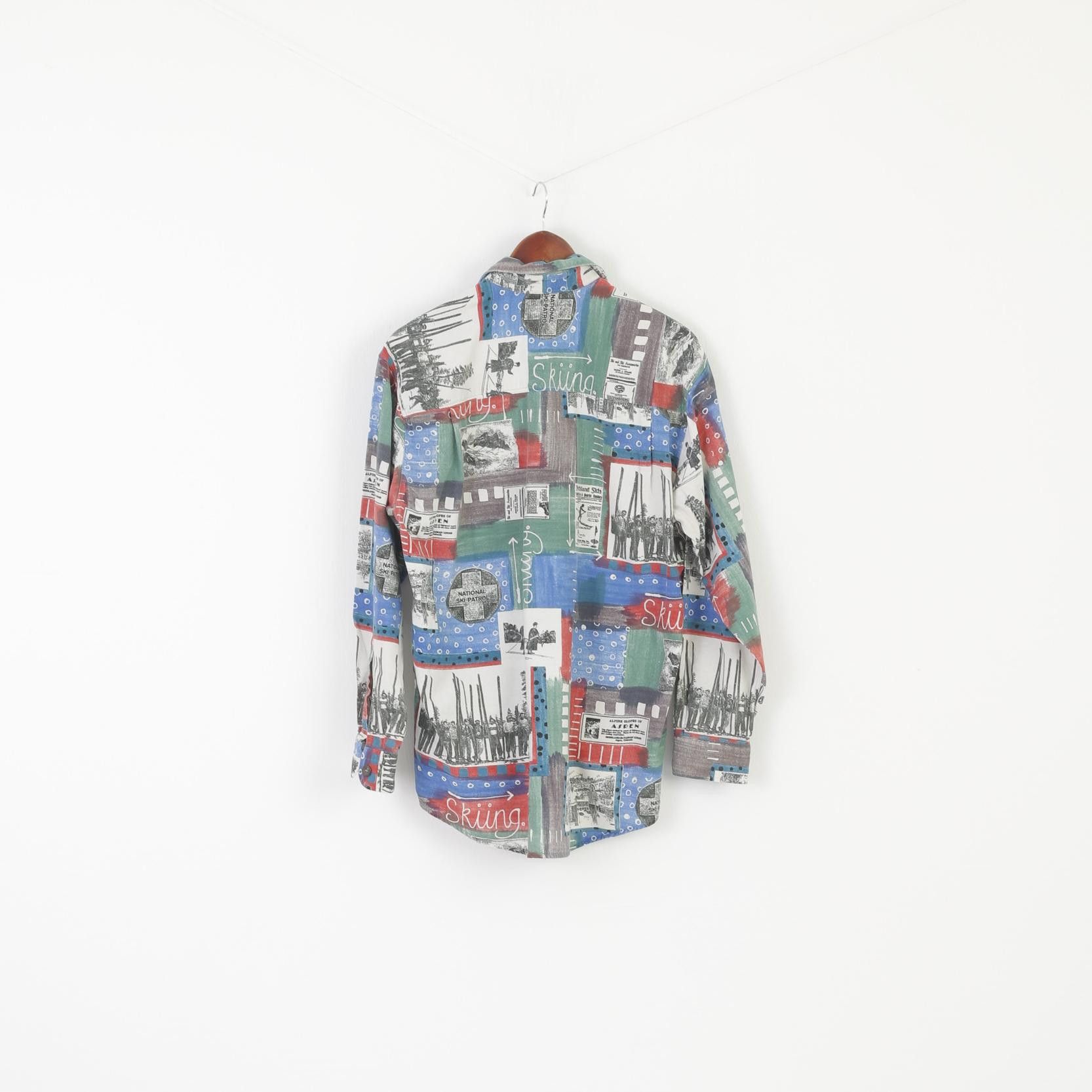 Vintage Andre Leon Men M Casual Shirt Multicoloured 3124 Size US M / EU 48-50 / 2 - 7 Thumbnail