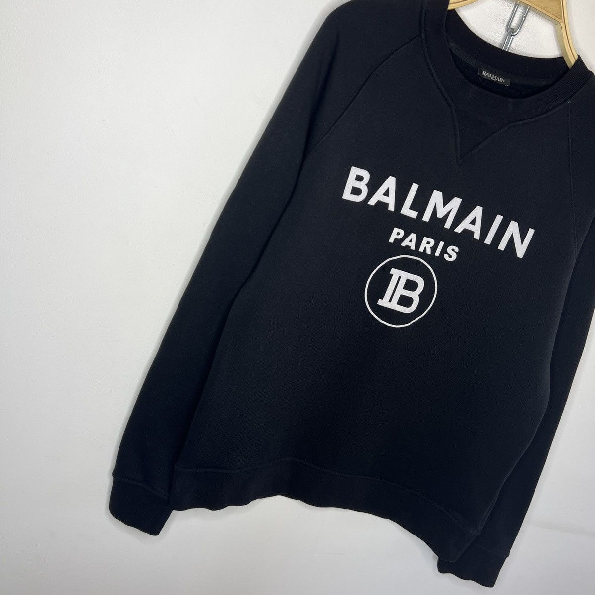 Balmain Balmain Logo Crewneck sweatshirt Size US L / EU 52-54 / 3 - 3 Thumbnail