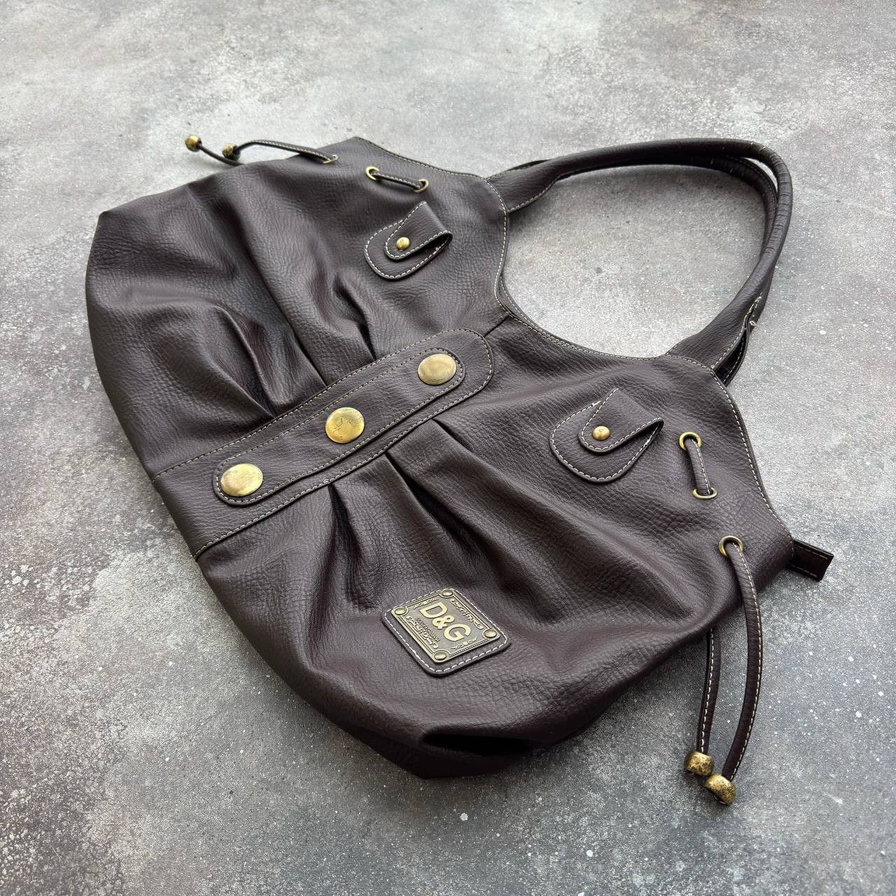 Dolce & Gabbana × Vintage D&G Dolce & Gabbana Vintage Faux Leather Shoulder Bag Size ONE SIZE - 8 Thumbnail