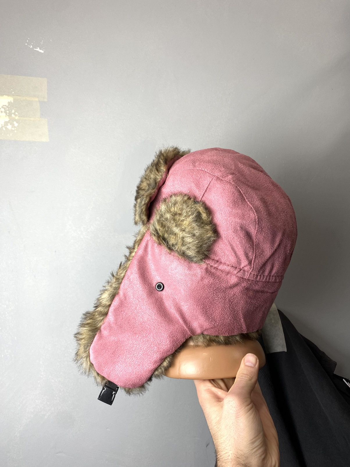 Vintage Vintage Alt Fuzzy Mohair Ushanka USSR Hat Balaclava Size ONE SIZE - 9 Thumbnail