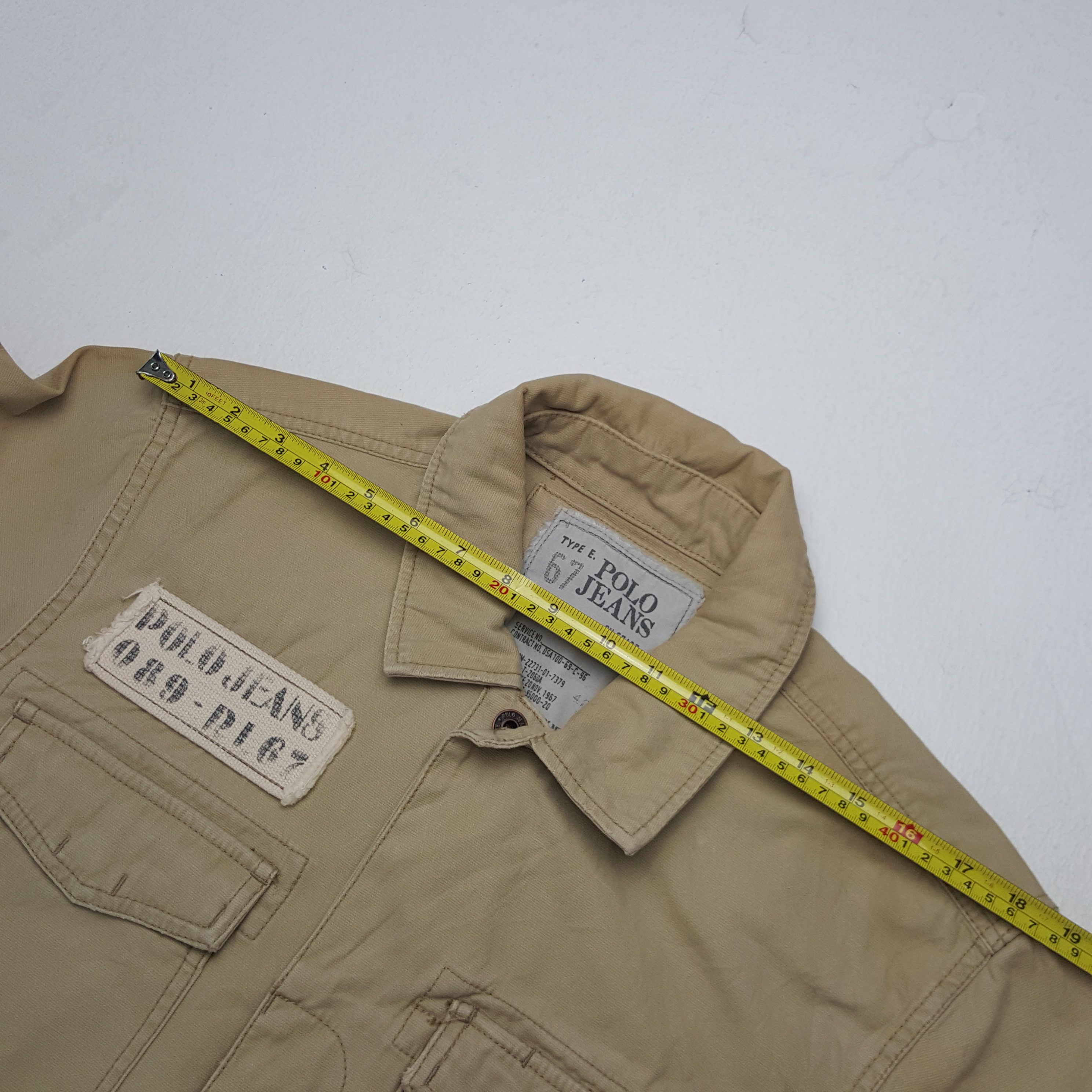 Vintage Vintage Polo Jeans Worker Military Style Jacket Size US M / EU 48-50 / 2 - 5 Thumbnail