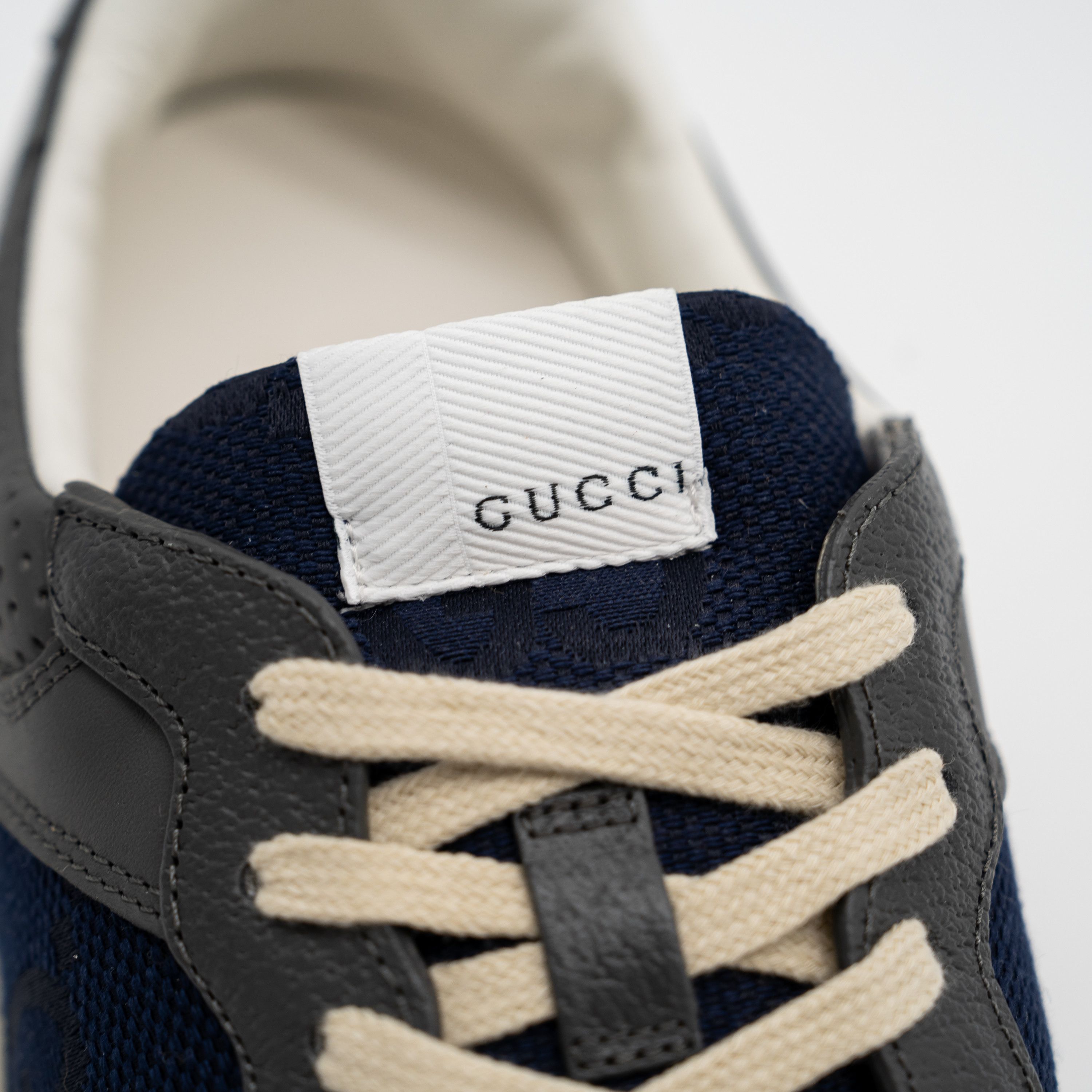 Gucci 12G 12.5 US Gucci GG Chunky B Sneakers Navy Blue White GG Size US 12.5 / EU 45-46 - 8 Thumbnail