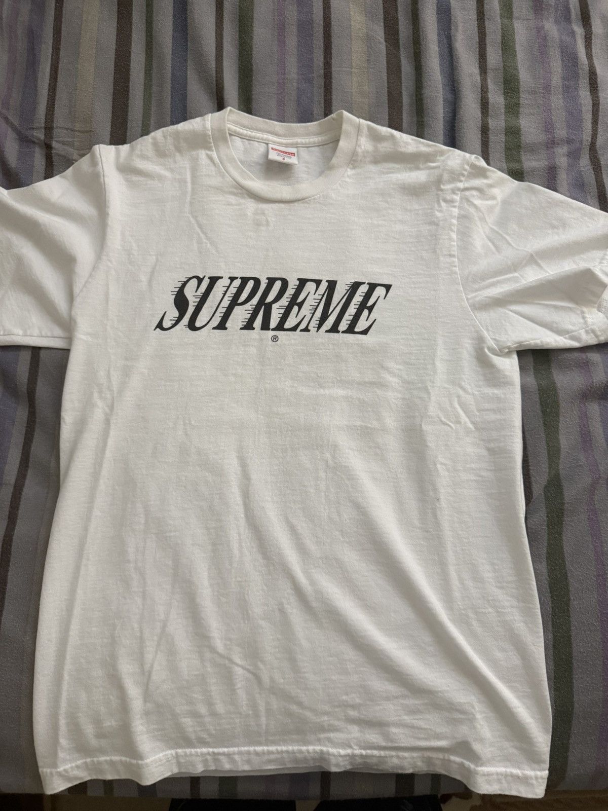 Supreme Supreme White Slap Tee | Size Small Size US S / EU 44-46 / 1 - 1 Thumbnail