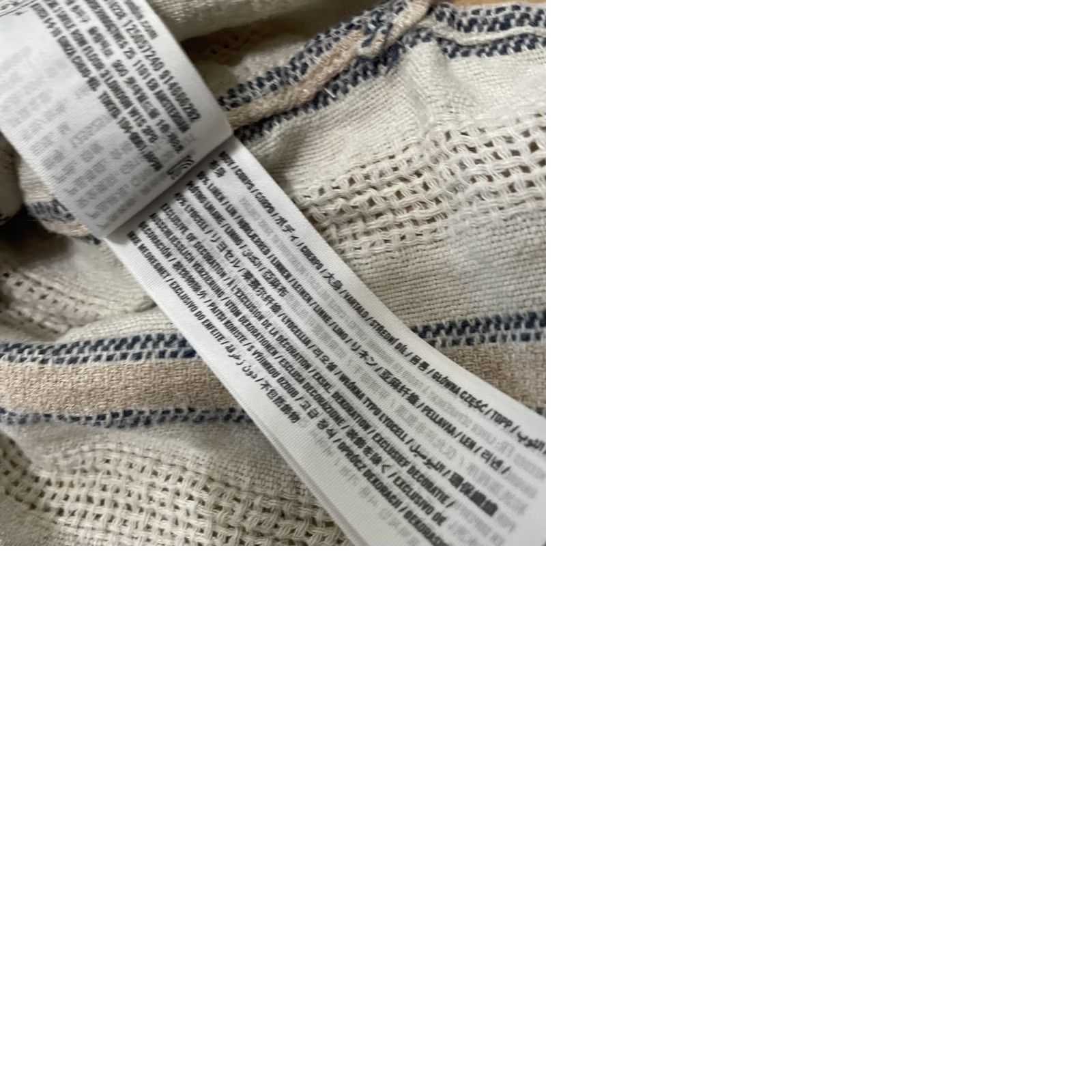 Abercrombie & Fitch Abercrombie & Fitch Shirt M Tan Stripe Short Sleeve Summer Linen Blend A&F Men Size US M / EU 48-50 / 2 - 11 Thumbnail