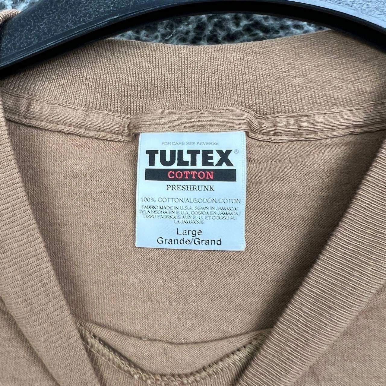 Tultex Vintage Flysurf Shirt Men Short Sleeve Crew Neck L Cotton Size US L / EU 52-54 / 3 - 7 Thumbnail