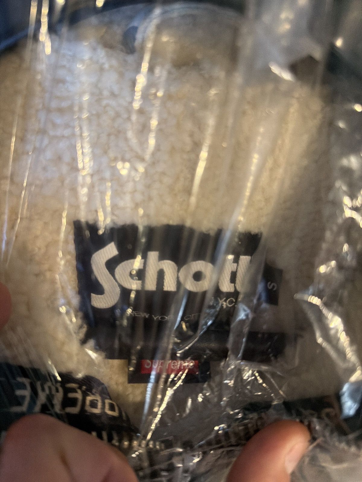 Supreme Supreme schott shearling leather jacket snow camo small Size US S / EU 44-46 / 1 - 4 Thumbnail