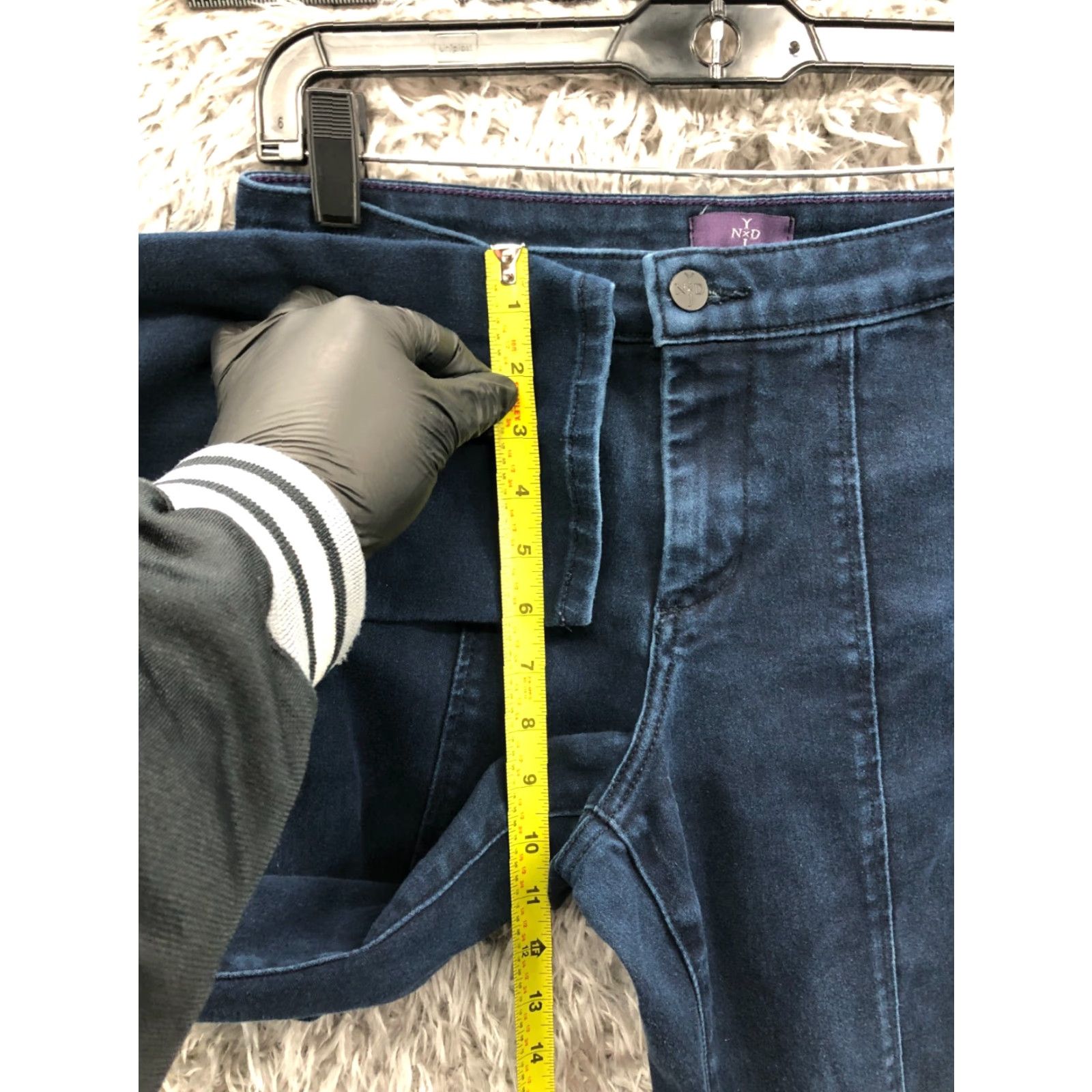 NYDJ NYDJ Jeans Legging Denim NYDJ Tummy Tuck 4 Womens Dark Blue Wash Jeans Jegging Classic Modern 5-Pocket Comfort Pocket Womens Size 27" / US 4 / IT 40 - 4 Thumbnail