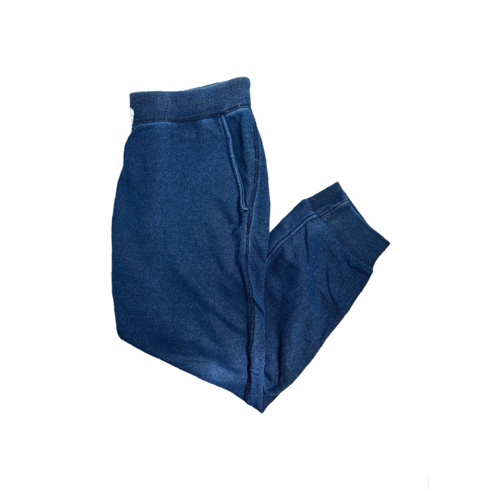 Saturdays NYC VINTAGE Saturdays NYC Sweatpants Sweatpants Men M Blue 2010s Athletic Drawstring Pocketed 100% Cotton Size US 31 - 2 Thumbnail