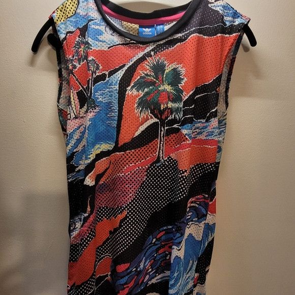Adidas Adidas Originals Jersey Dress Surf Beach Multicolor - M Size M / US 6-8 / IT 42-44 - 3 Thumbnail