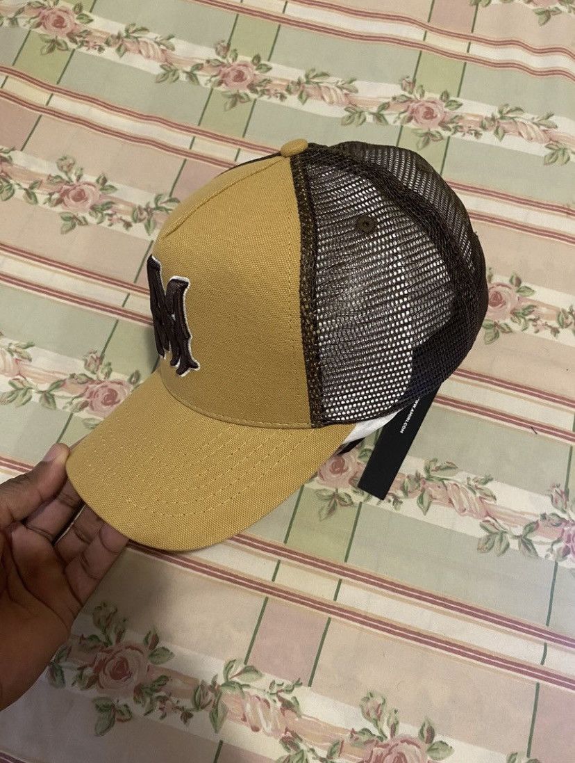 Amiri Amiri Yellow & Brown MA Trucker Cap Size ONE SIZE - 2 Thumbnail
