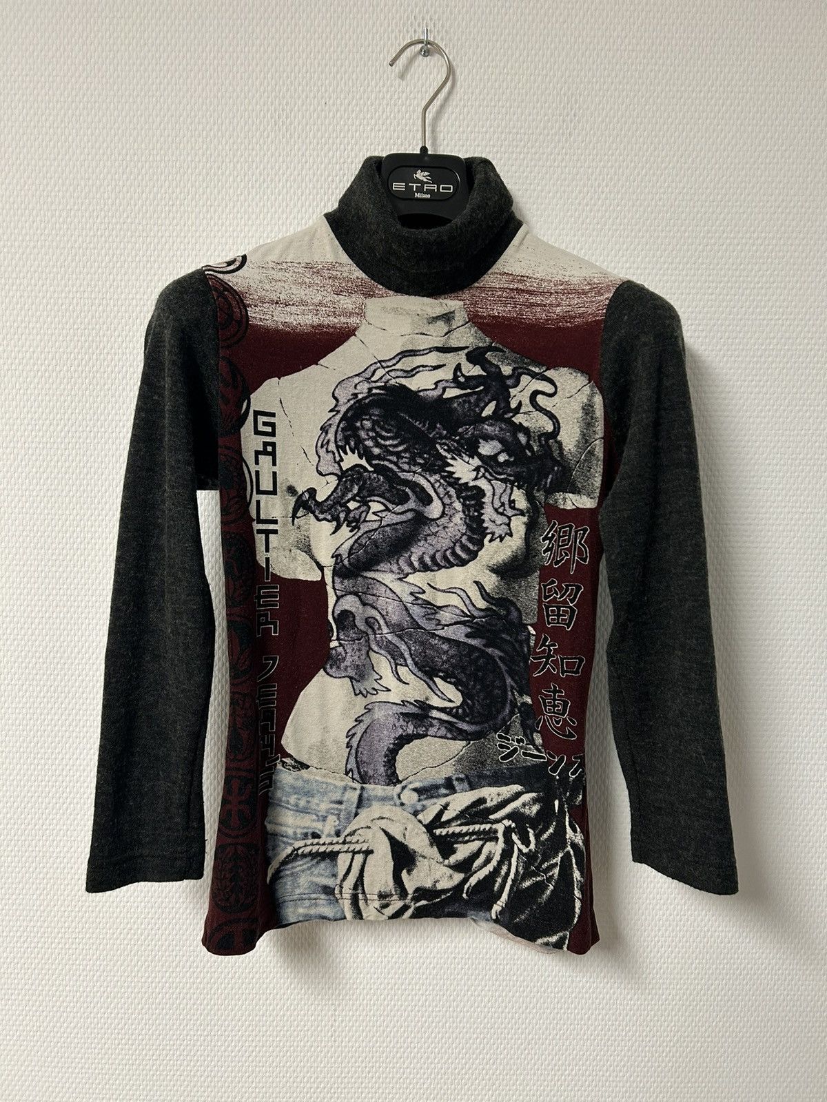 Jean Paul Gaultier 1999 venus de milo dragon torso top red Size US S / EU 44-46 / 1 - 1 Thumbnail